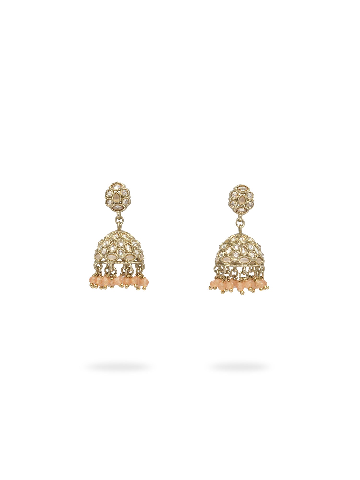 Tamira Necklace Set in Peach