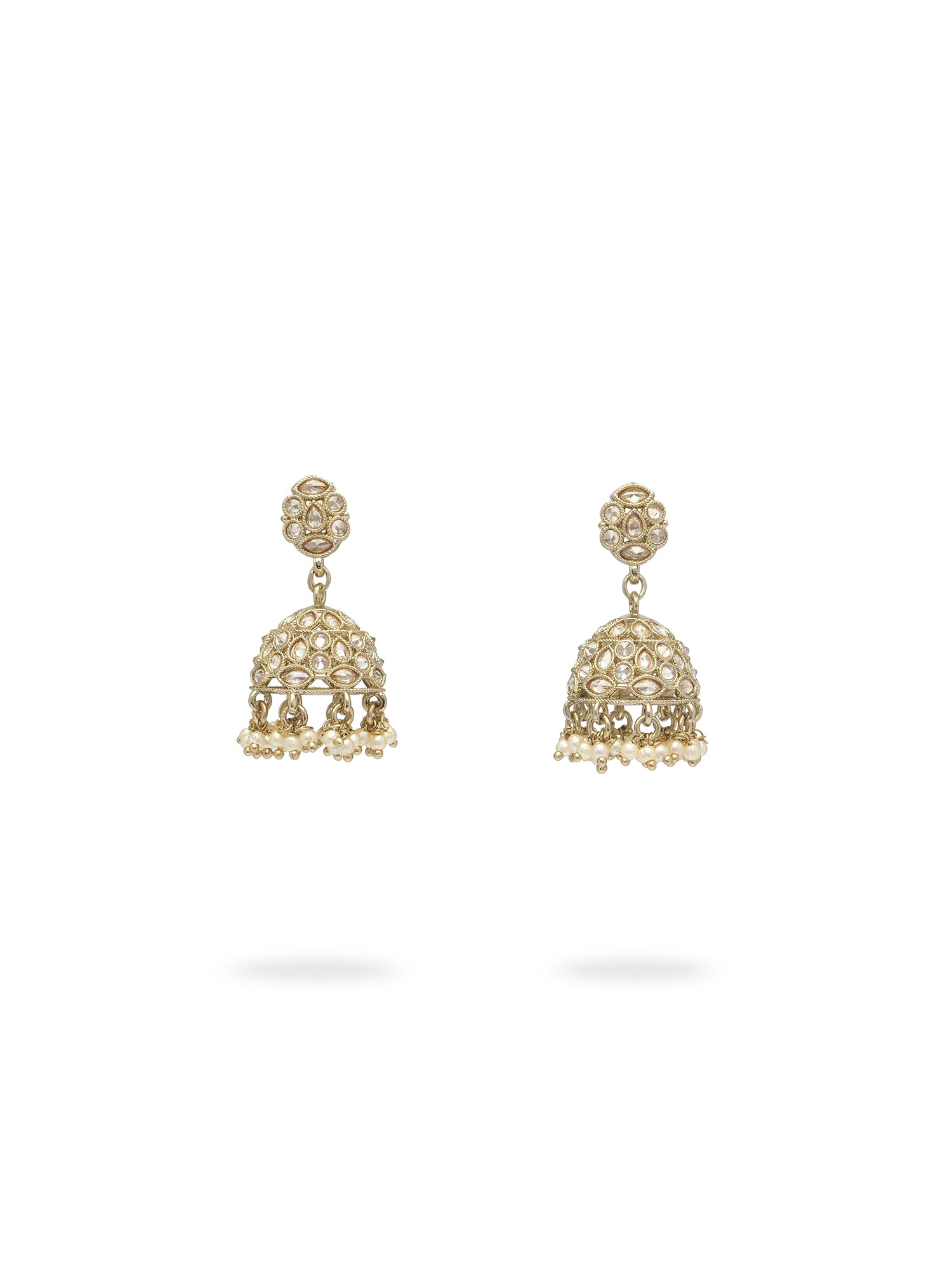 Tamira Necklace Set in Pearl and Champagne