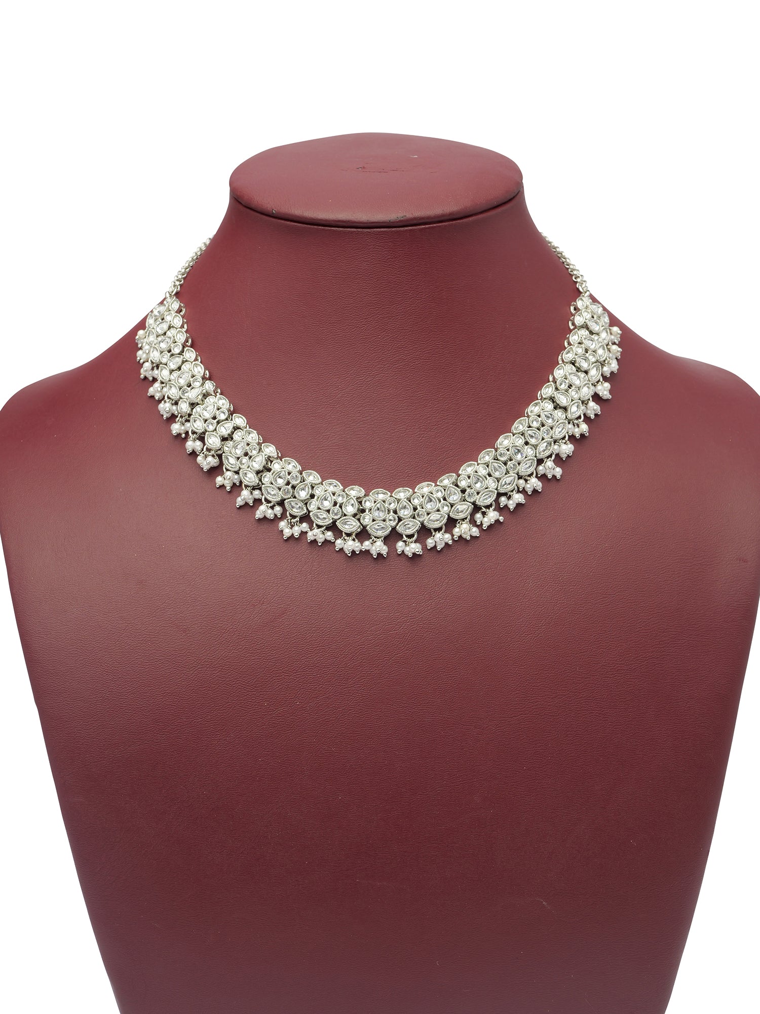 Tamira Necklace Set in Rhodium