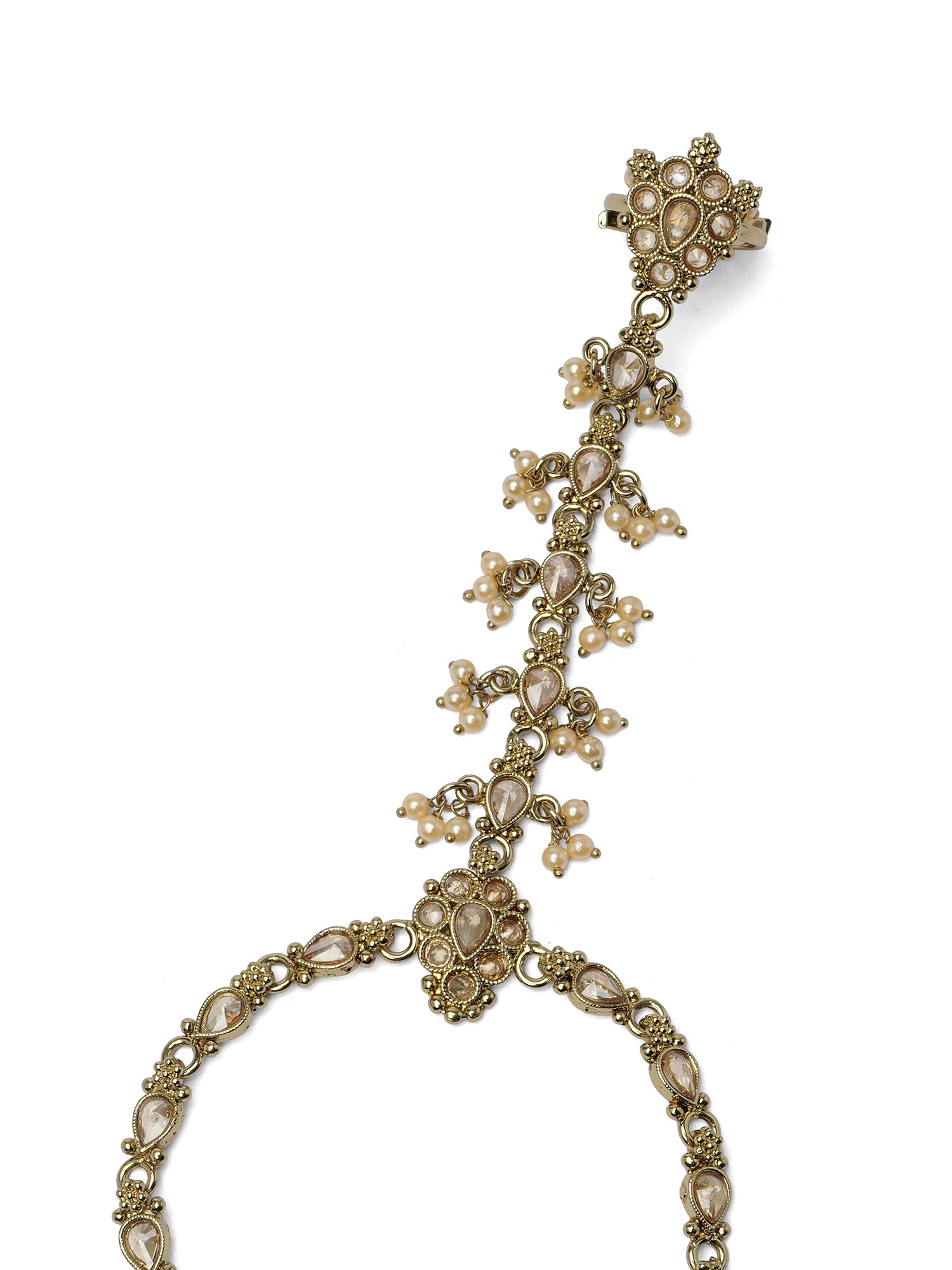 Tanvi Hand Chain in Champagne