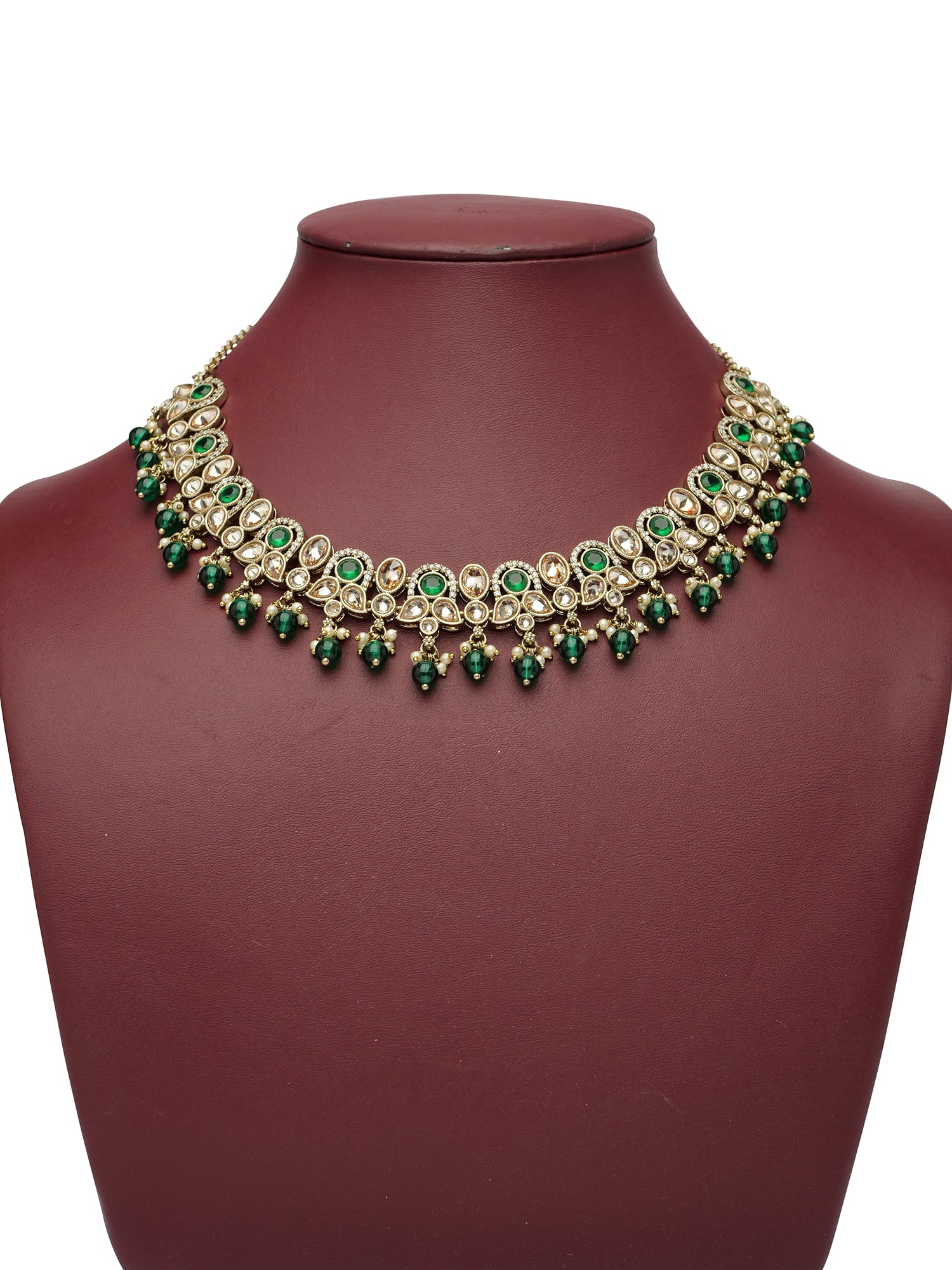 Trisha Necklace Set in Green