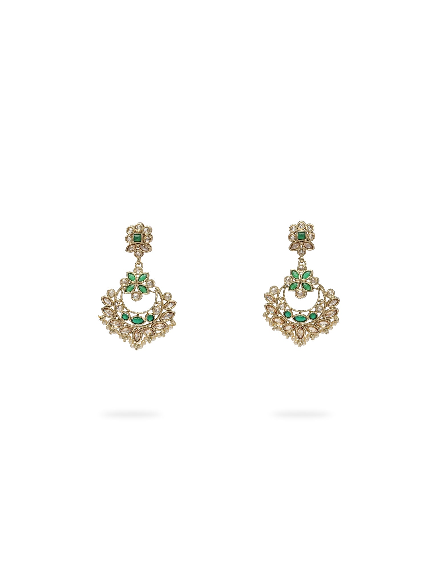 Vanisha Necklace Set in Green