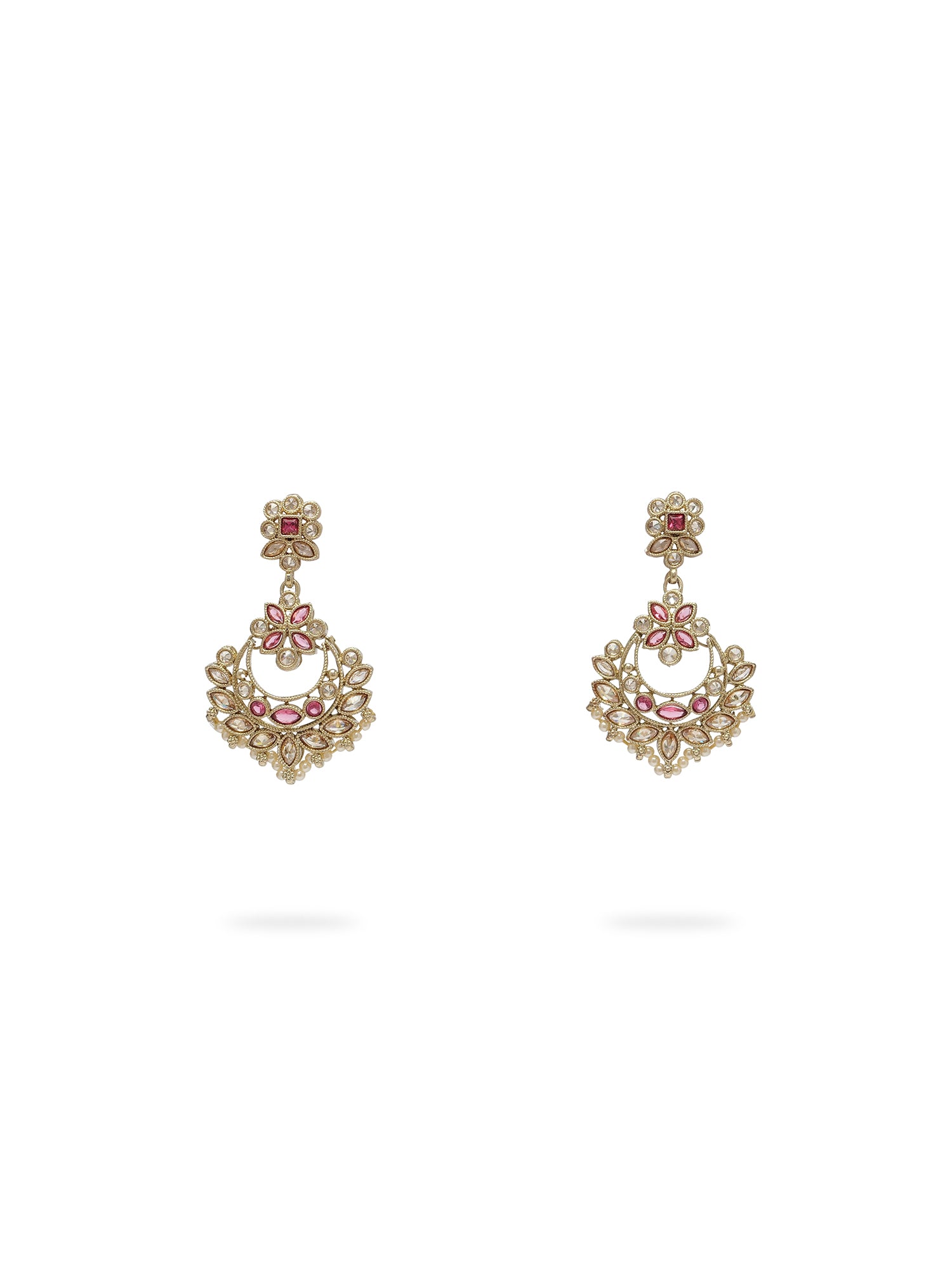 Vanisha Necklace Set in Hot Pink