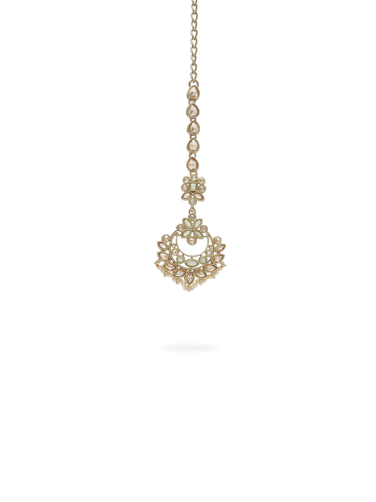 Vanisha Necklace Set in Mint
