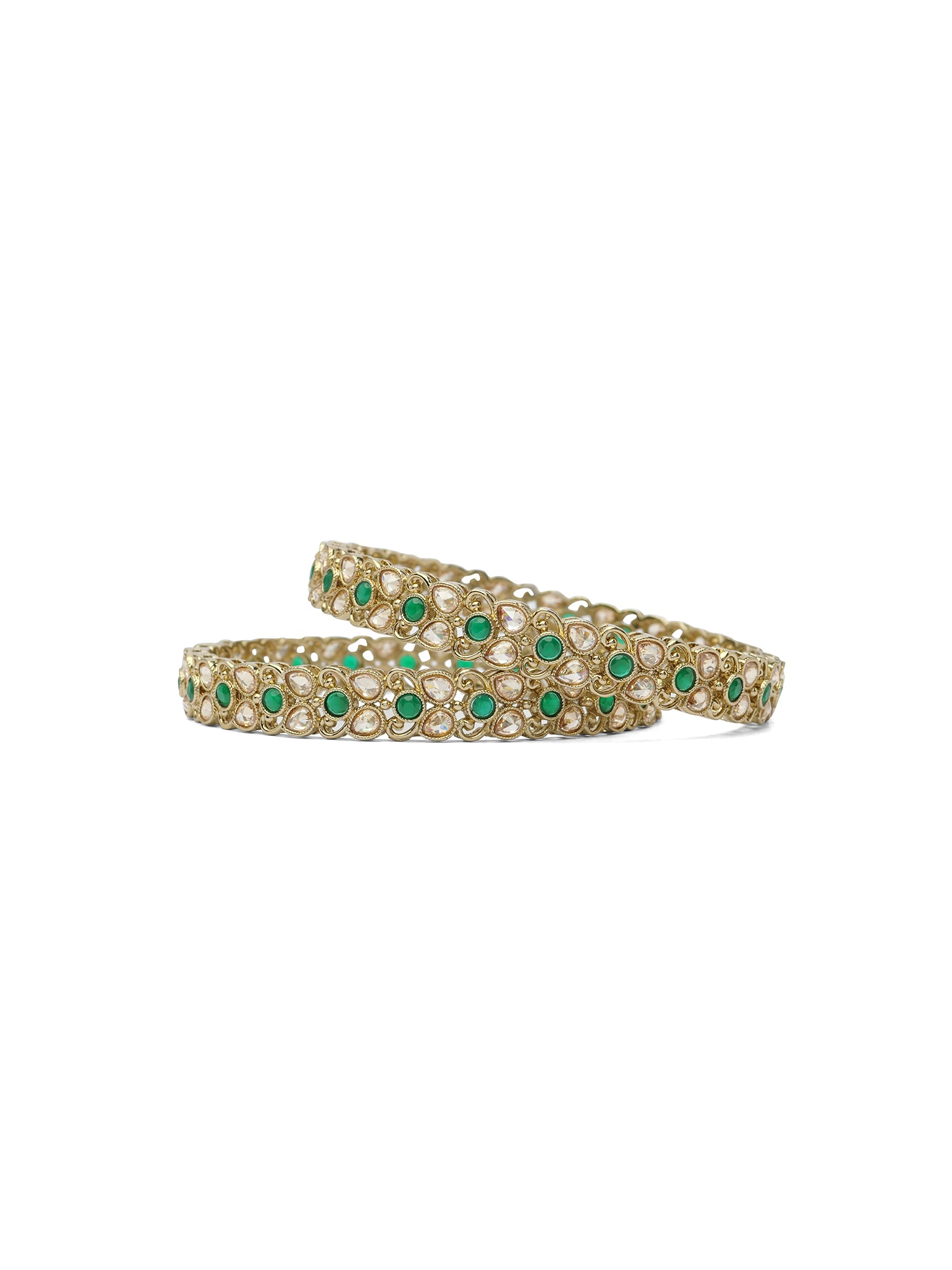 Vanya Kada Bangles in Green