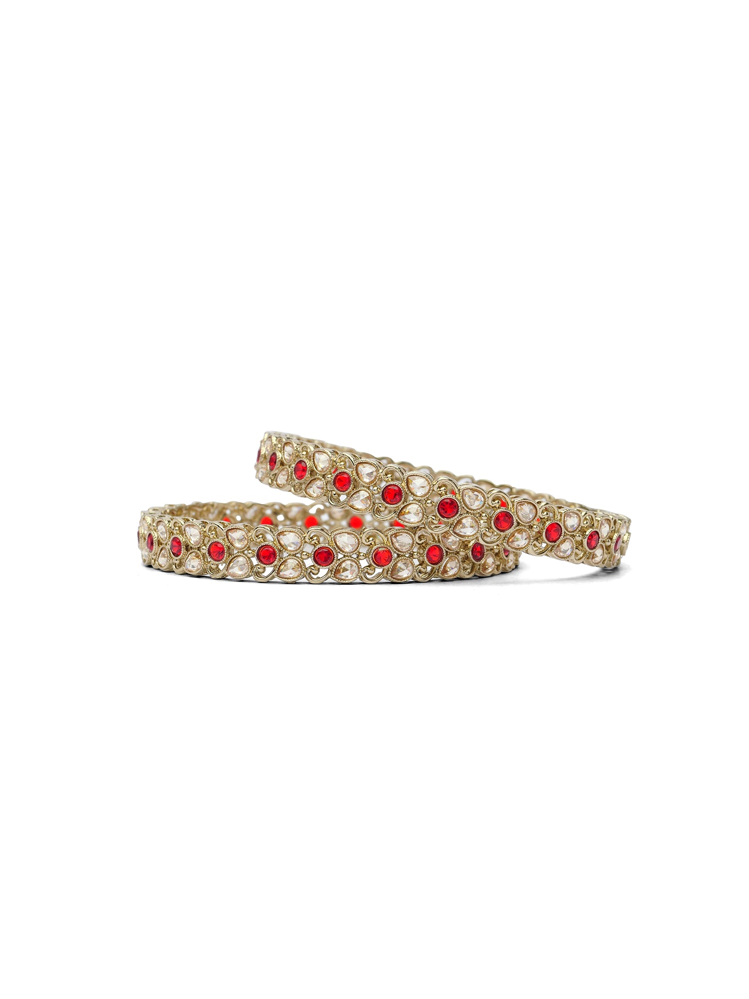 Vanya Kada Bangles in Maroon