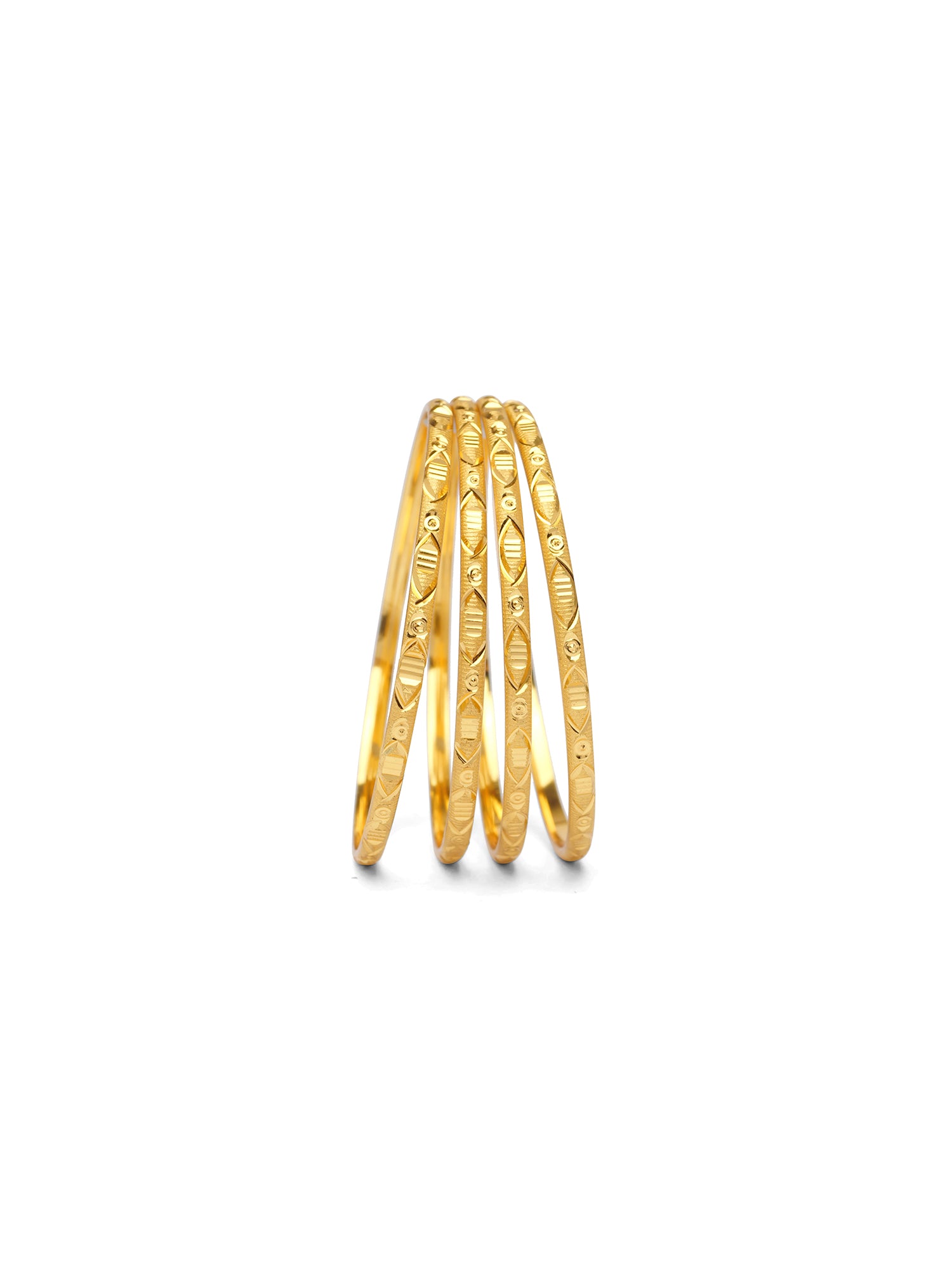 Varnika Set of 4 Gold Style Bangles