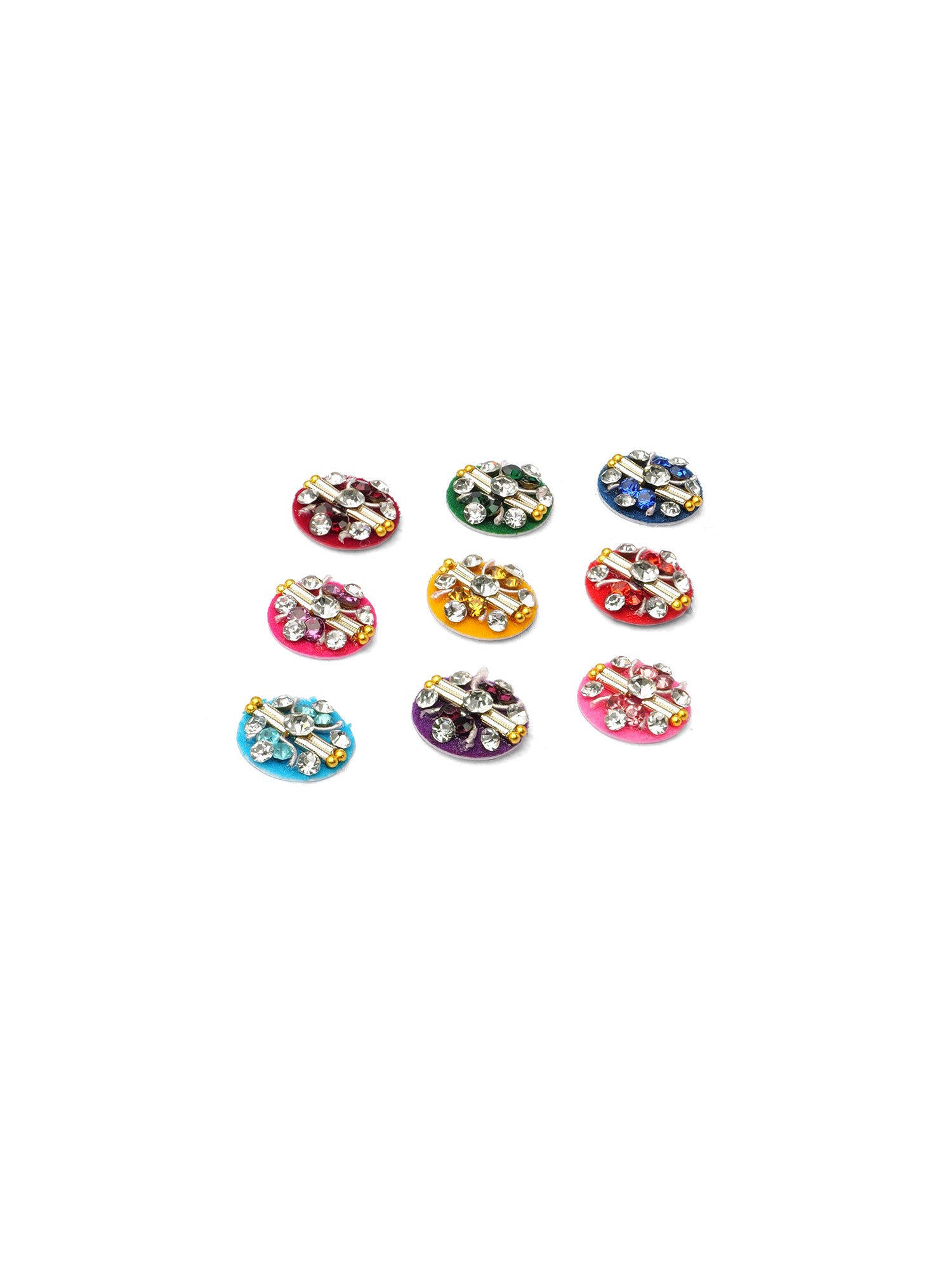 Viana Round Colourful Bindis