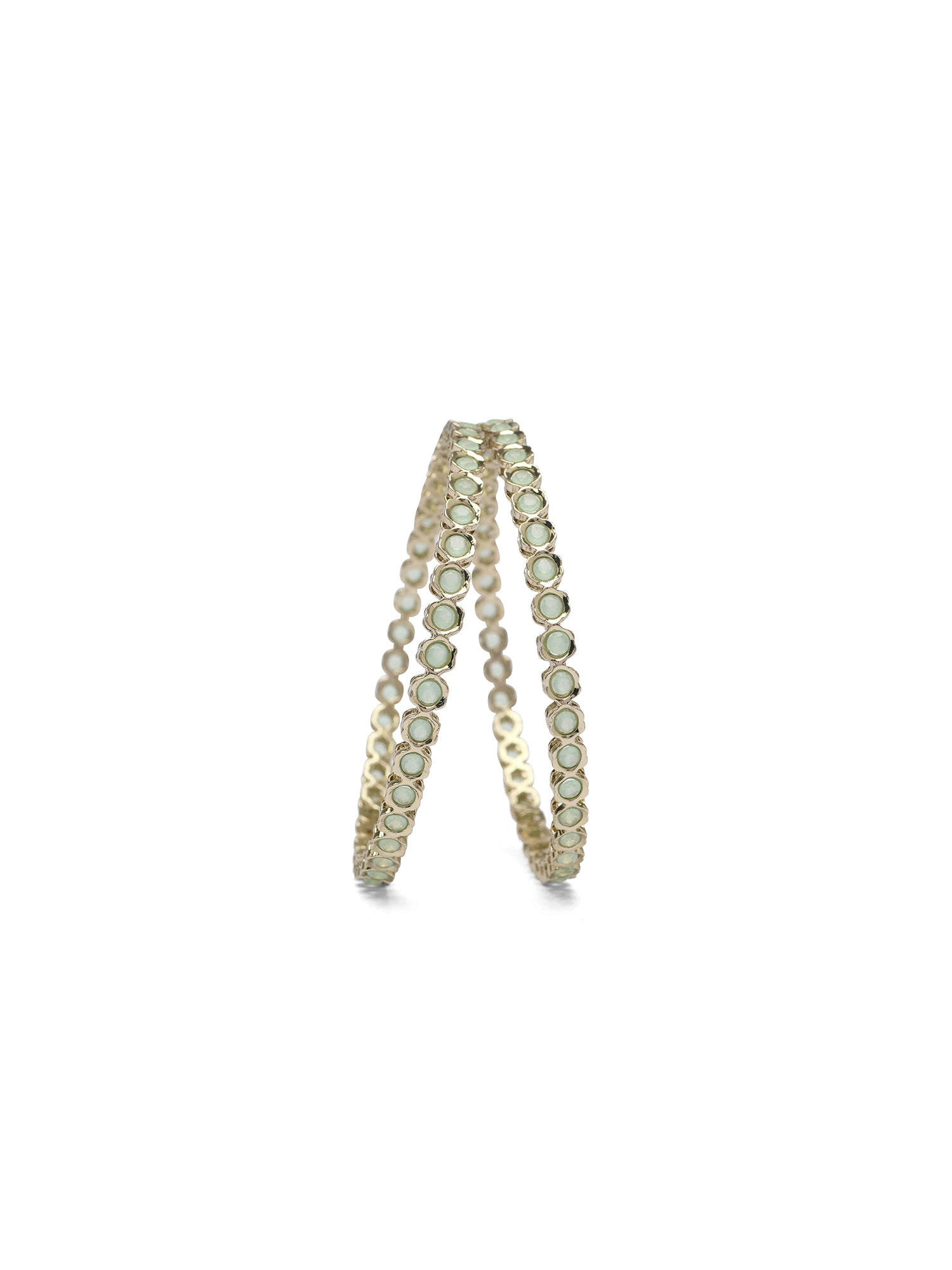 Vinaya Kada Bangles in Mint
