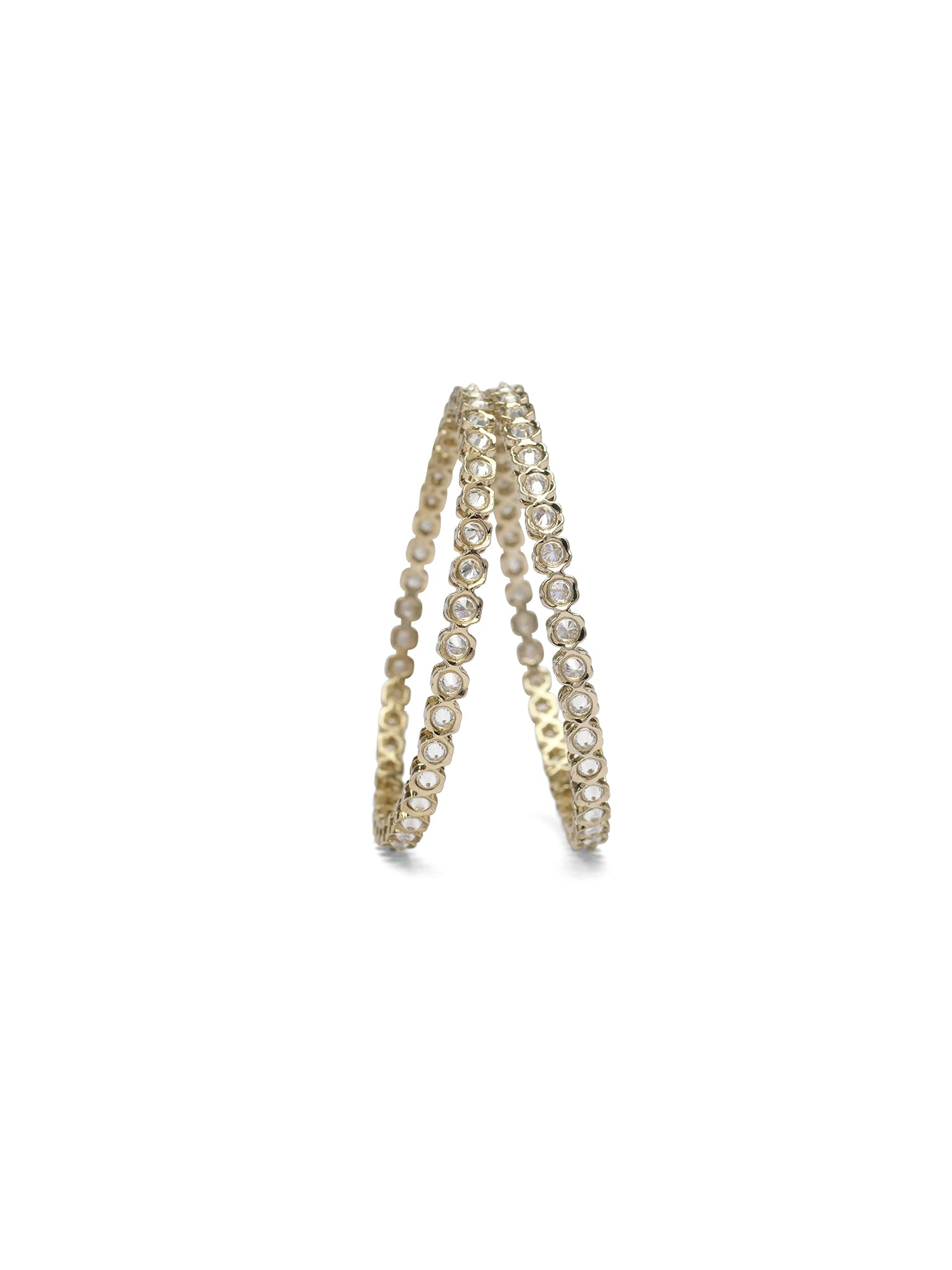 Vinaya Kada Bangles in White