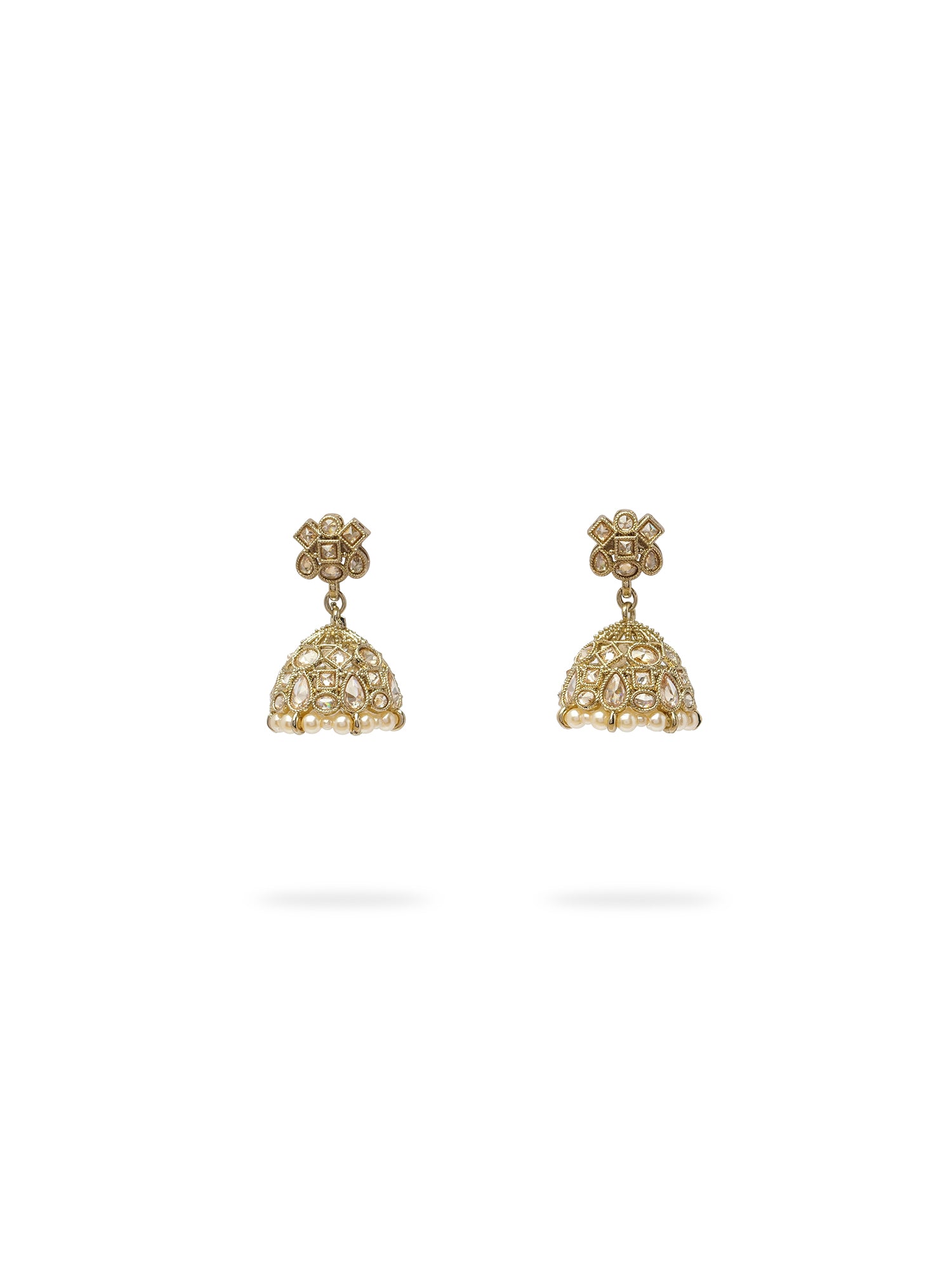 Viya Necklace Set in Pearl and Champagne