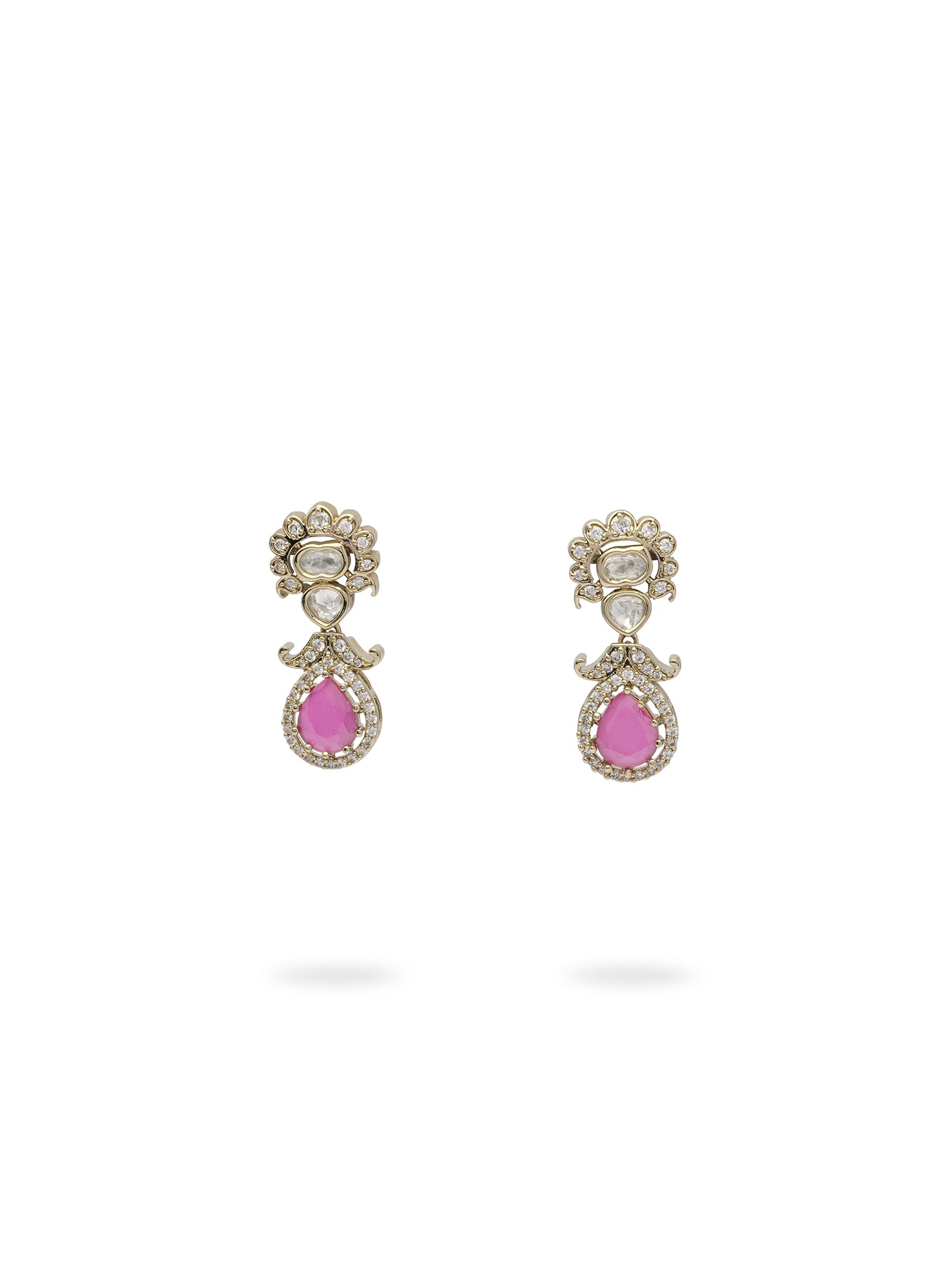 Yashmita Kundan Necklace Set in Ruby