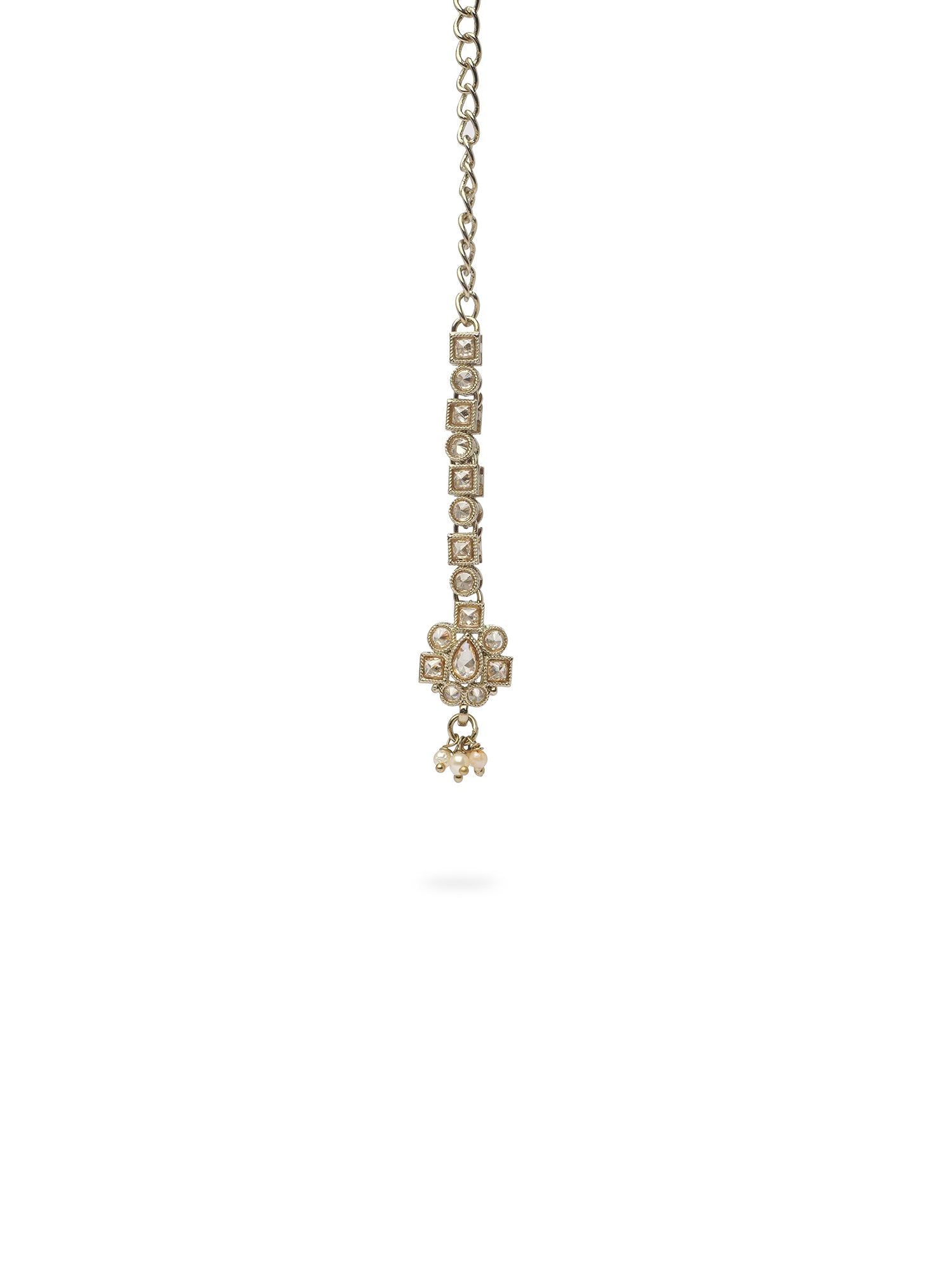 Yasmeen Necklace Set in Champagne