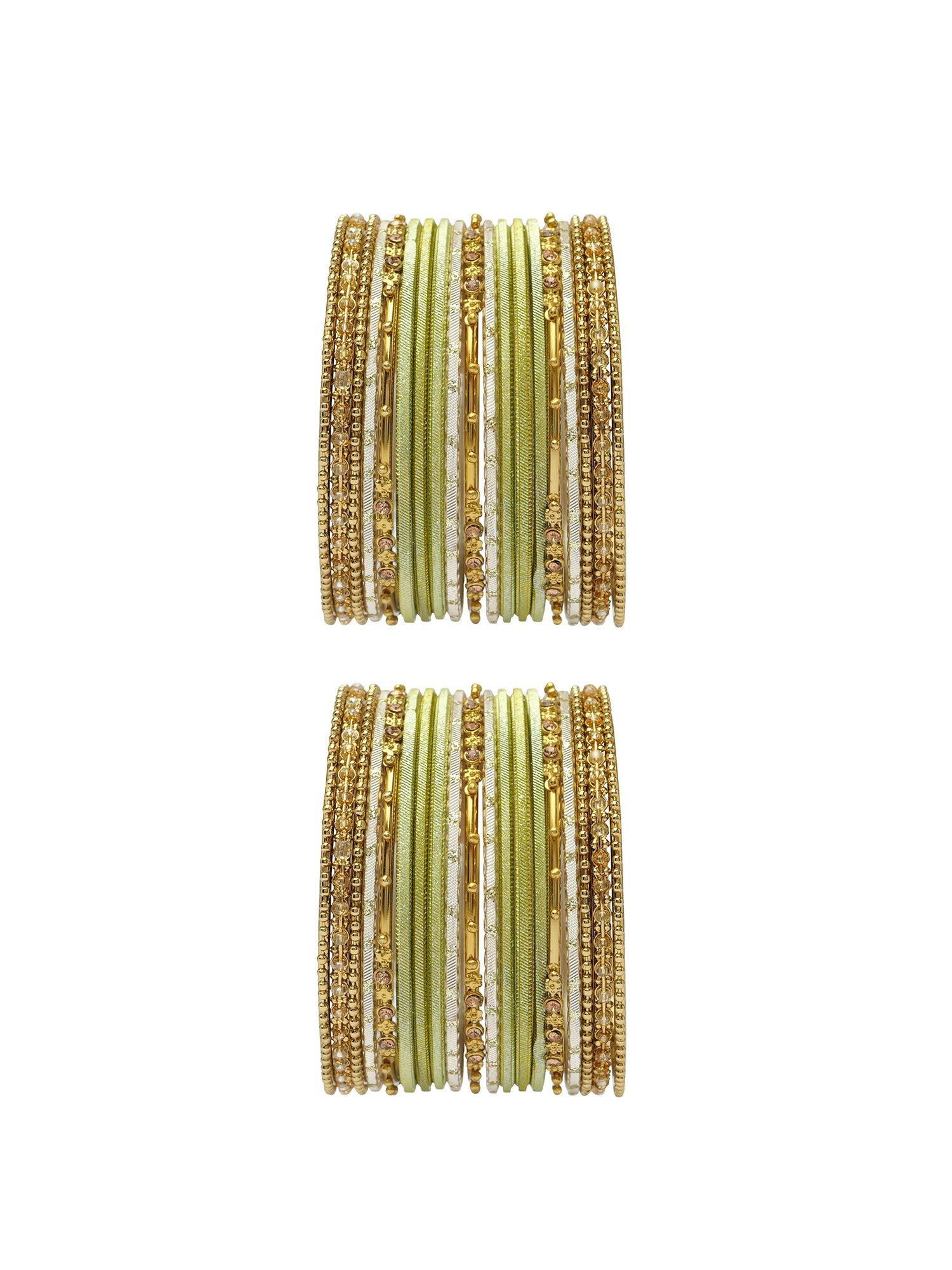 Zarina Two-Tone Mehndi Bangle Set