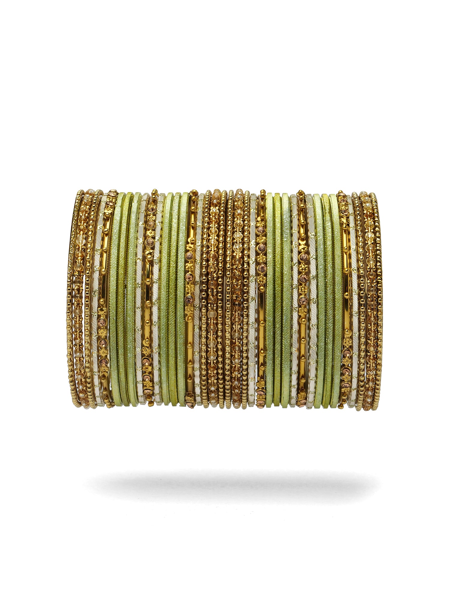Zarina Two-Tone Mehndi Bangle Set