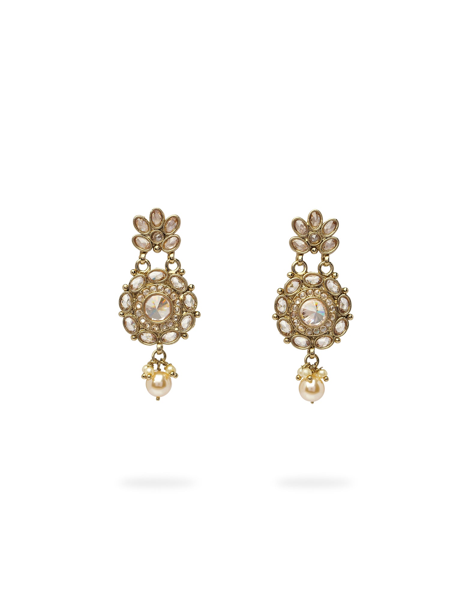 Zariya Small Earrings in Champagne