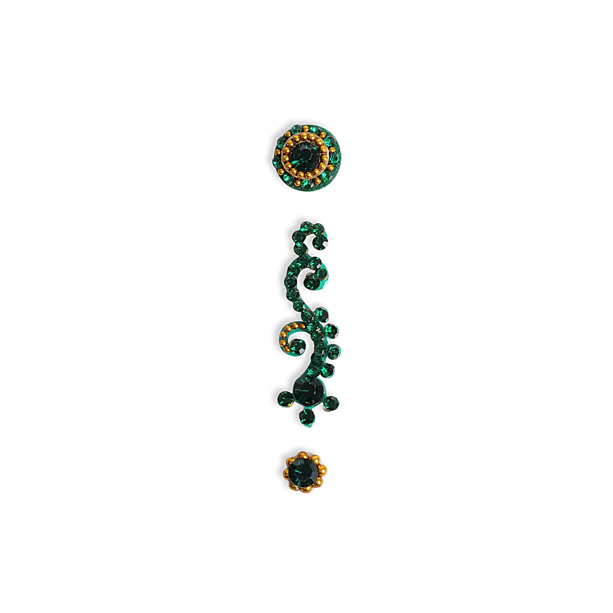 Swirl Green Bindi