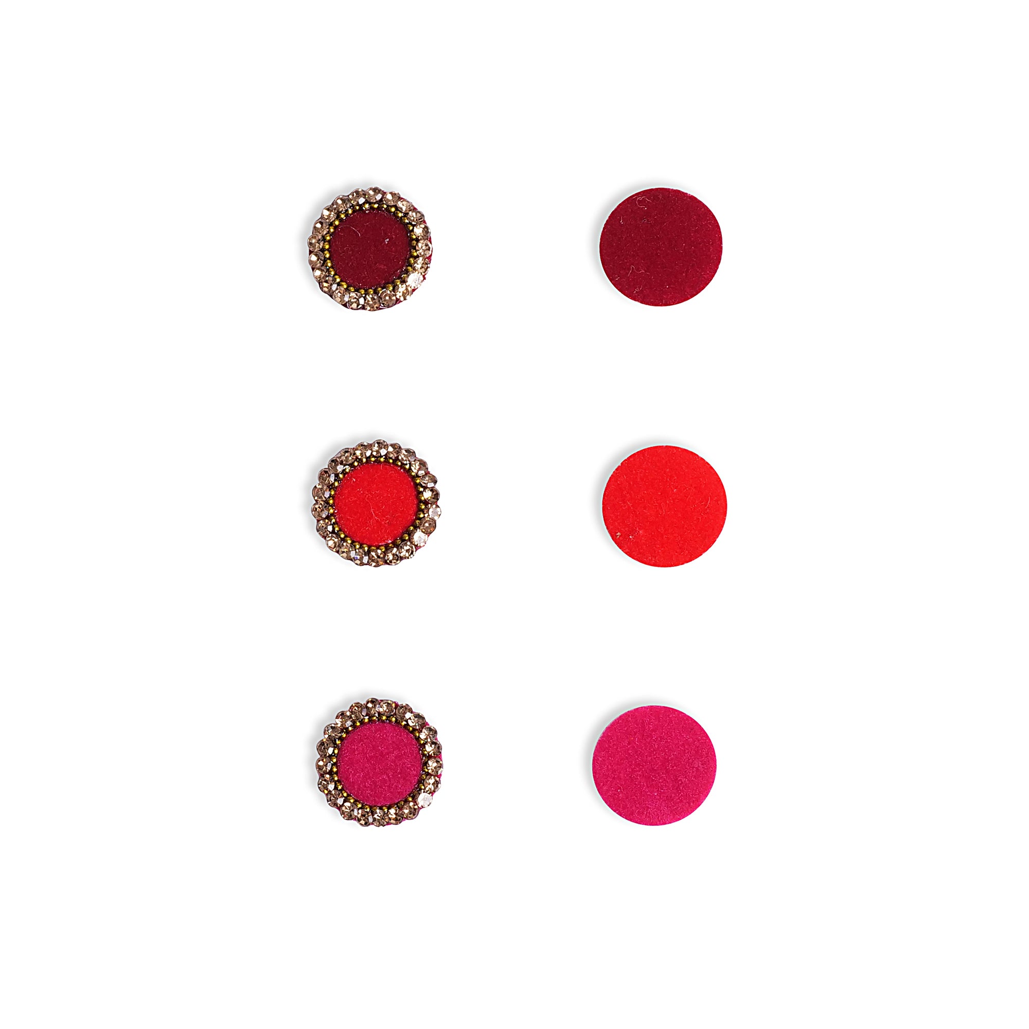 Round Tonal Pink Bindi