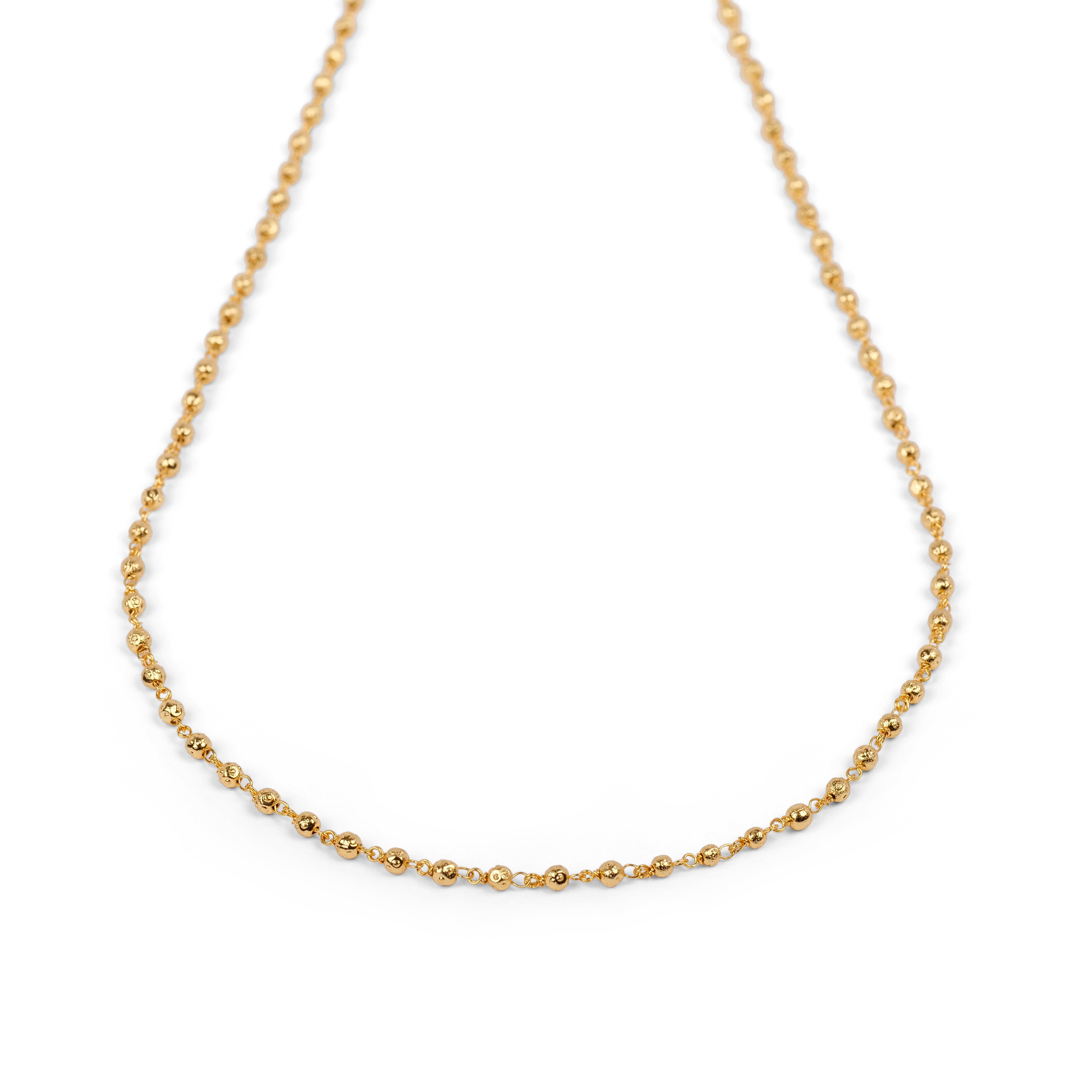 Maria Gold Beaded Chain