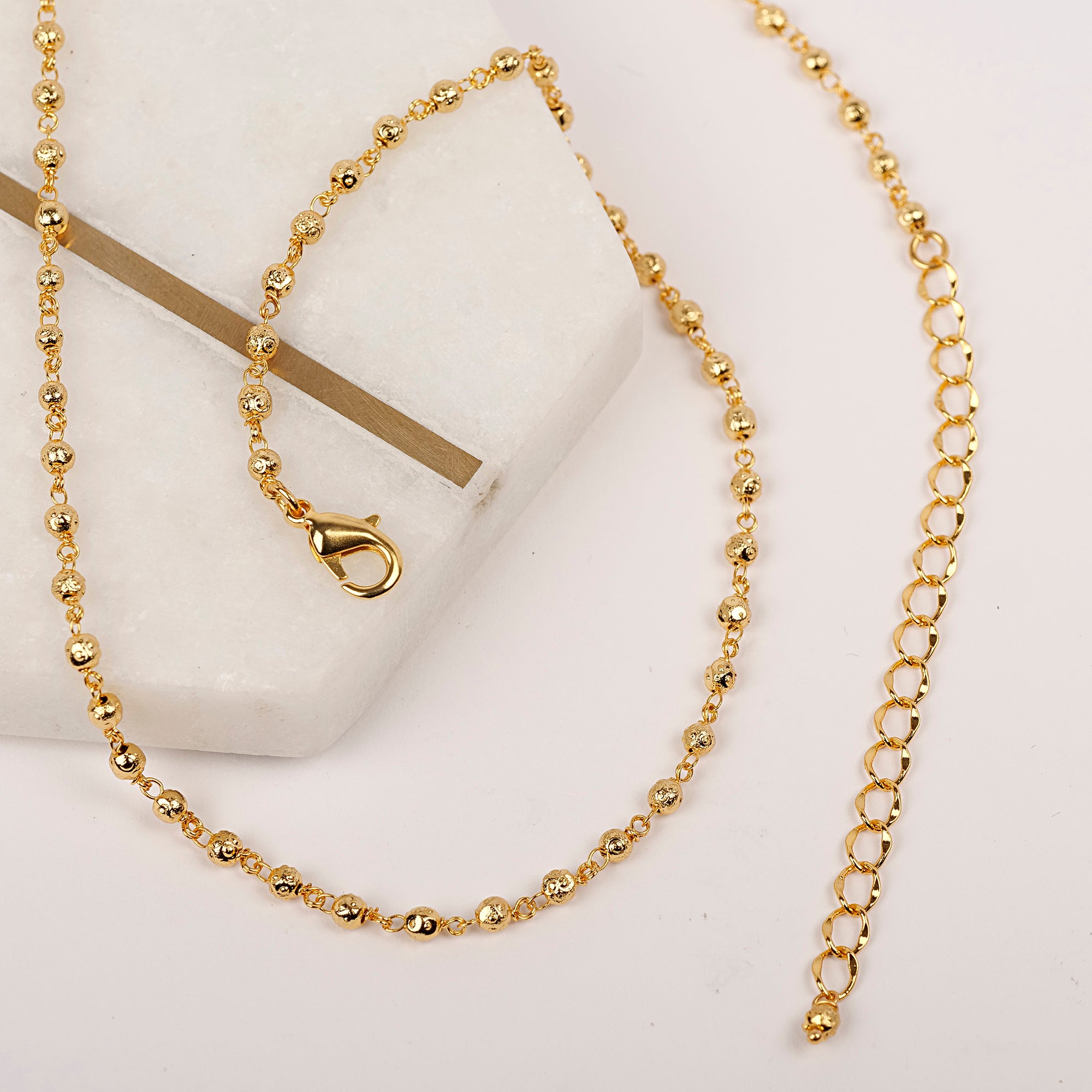 Maria Gold Beaded Chain
