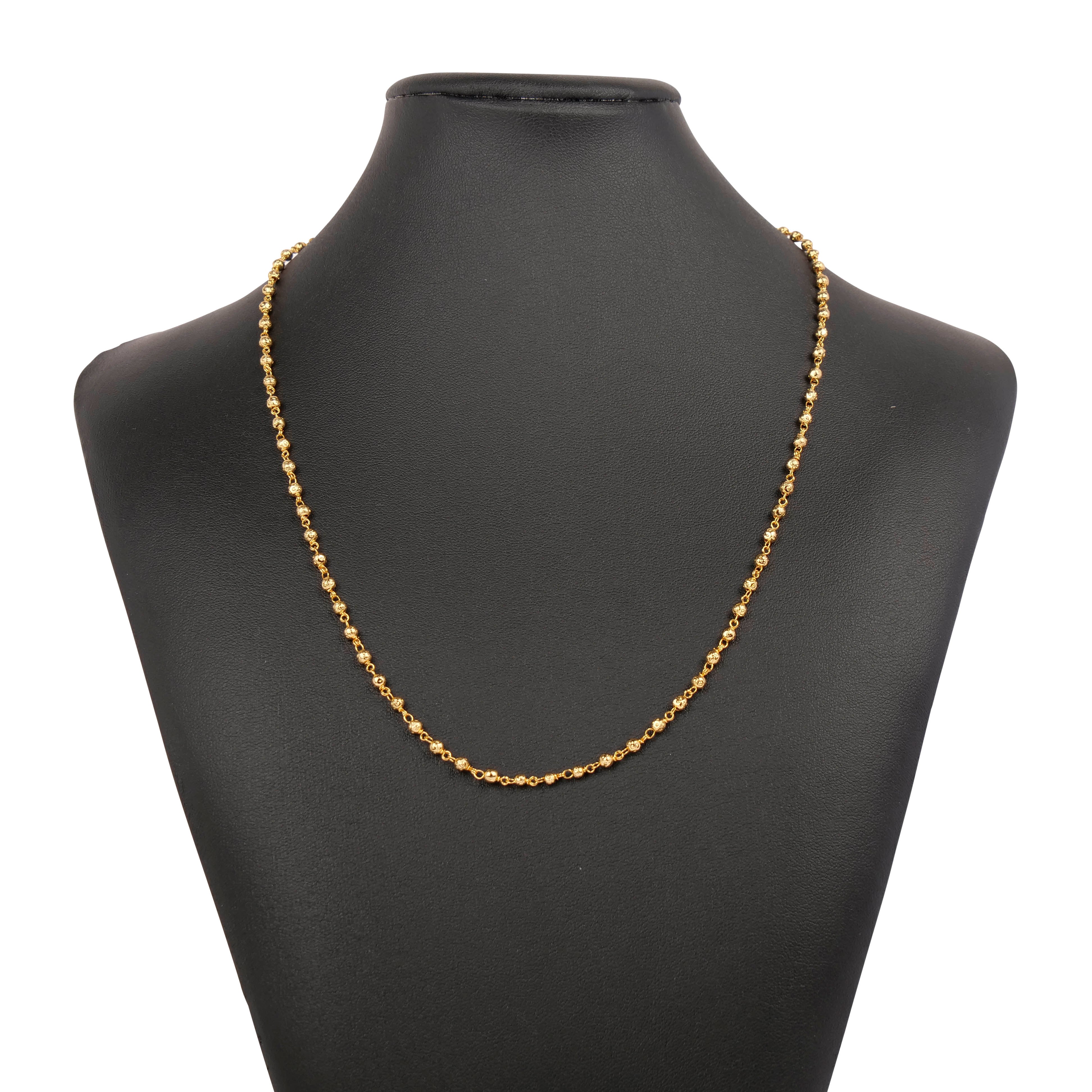 Maria Gold Beaded Chain