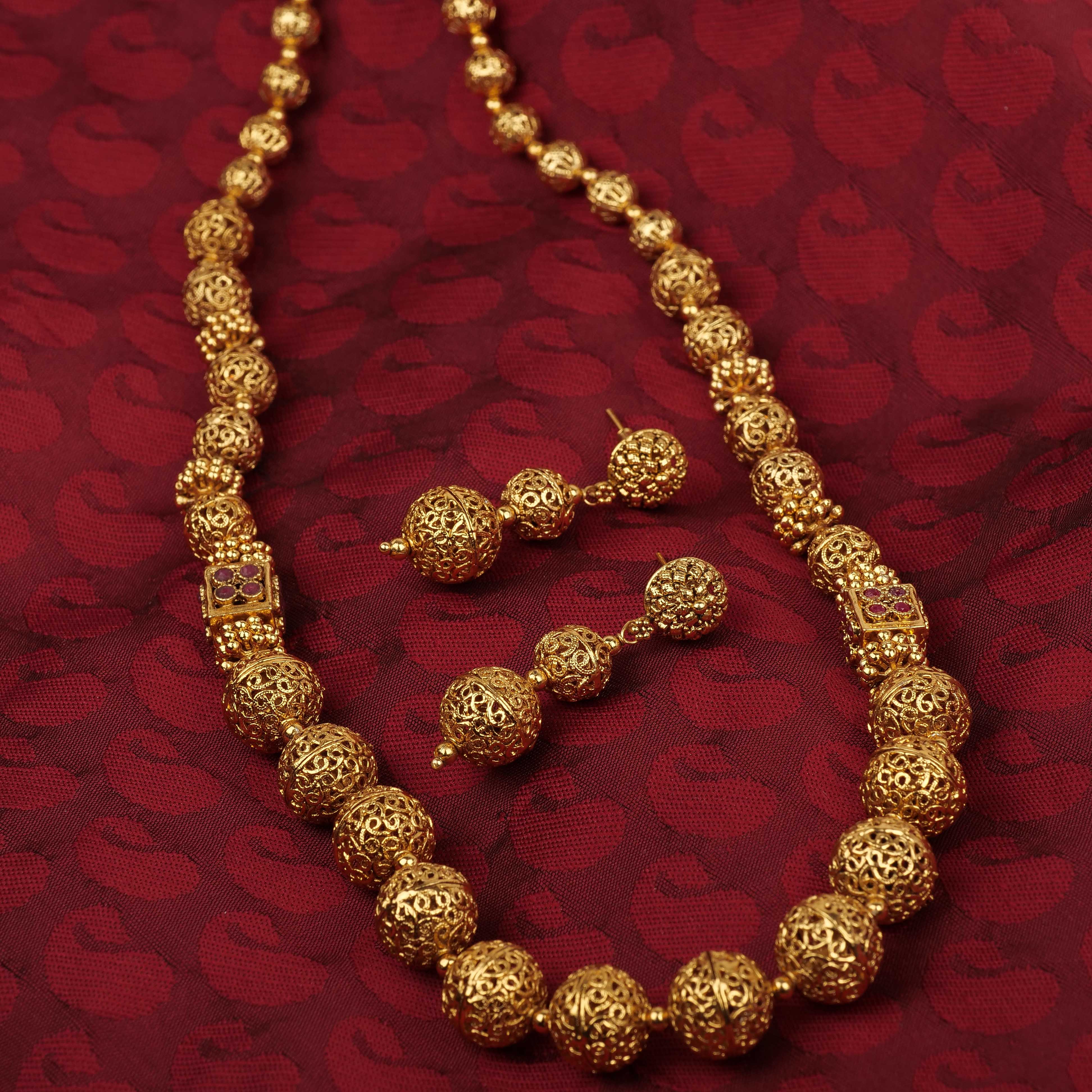 Jhalak Indian Bead Chain Set