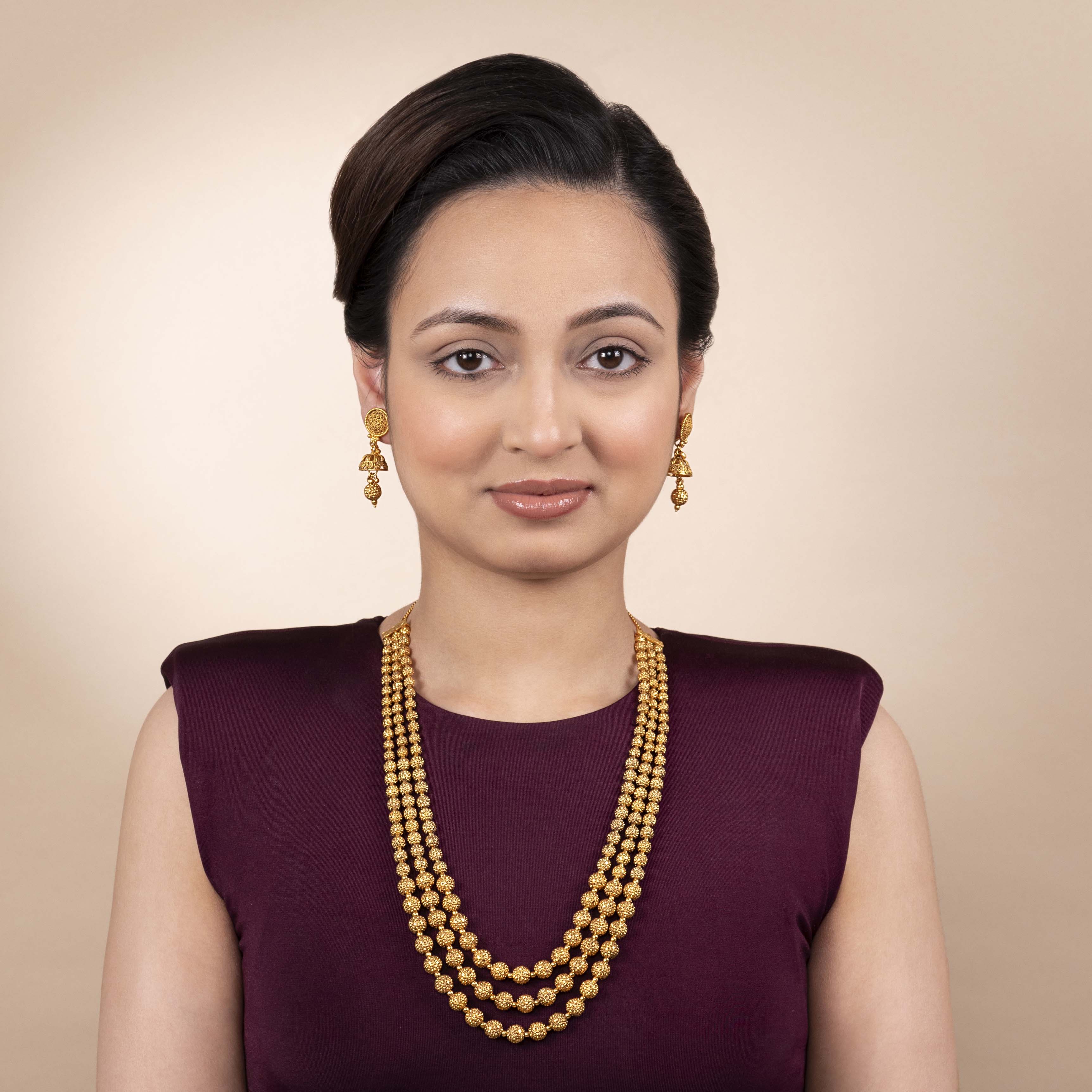 Roopali South-Indian Long Necklace Set