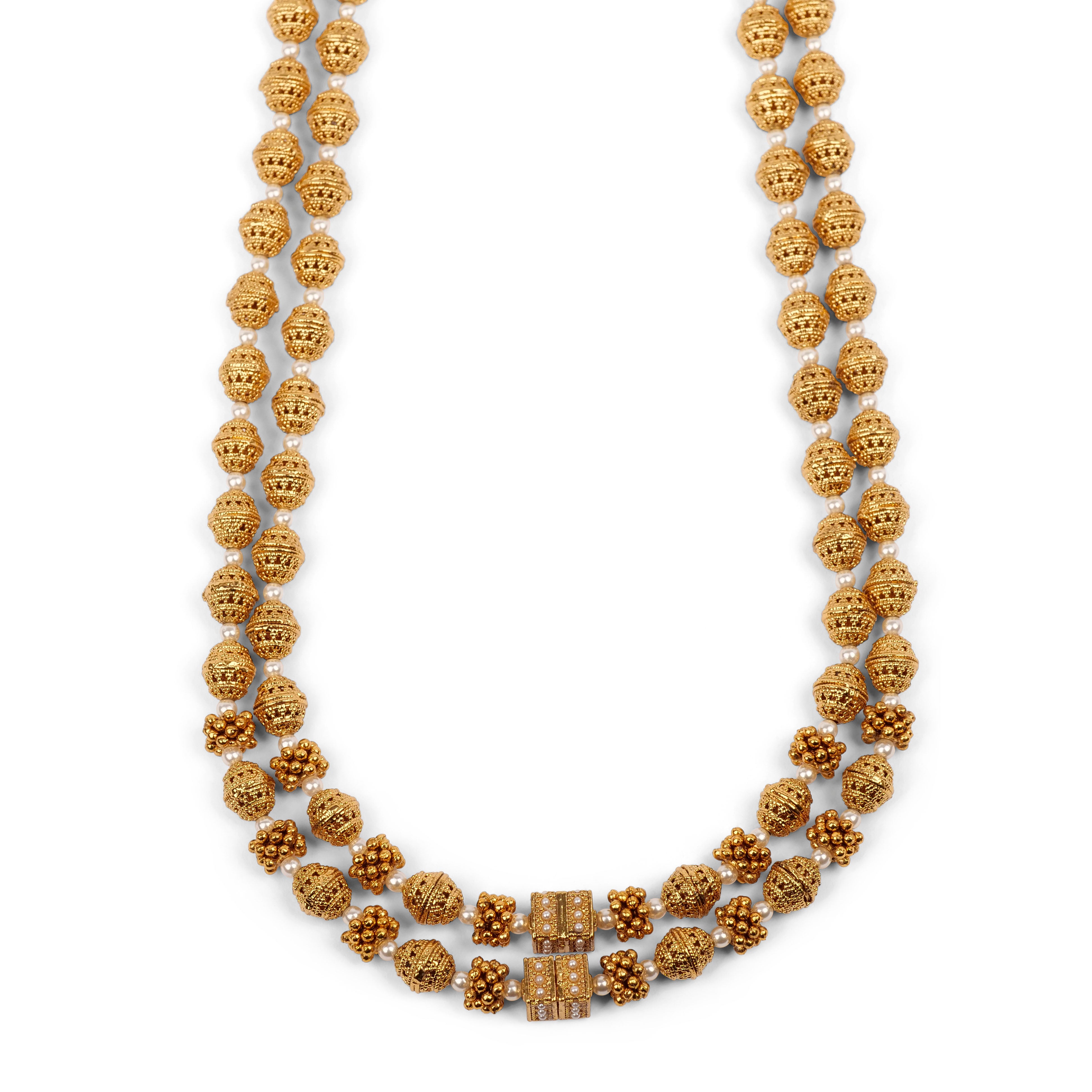 Reeva Layered Chain Set in Pearl