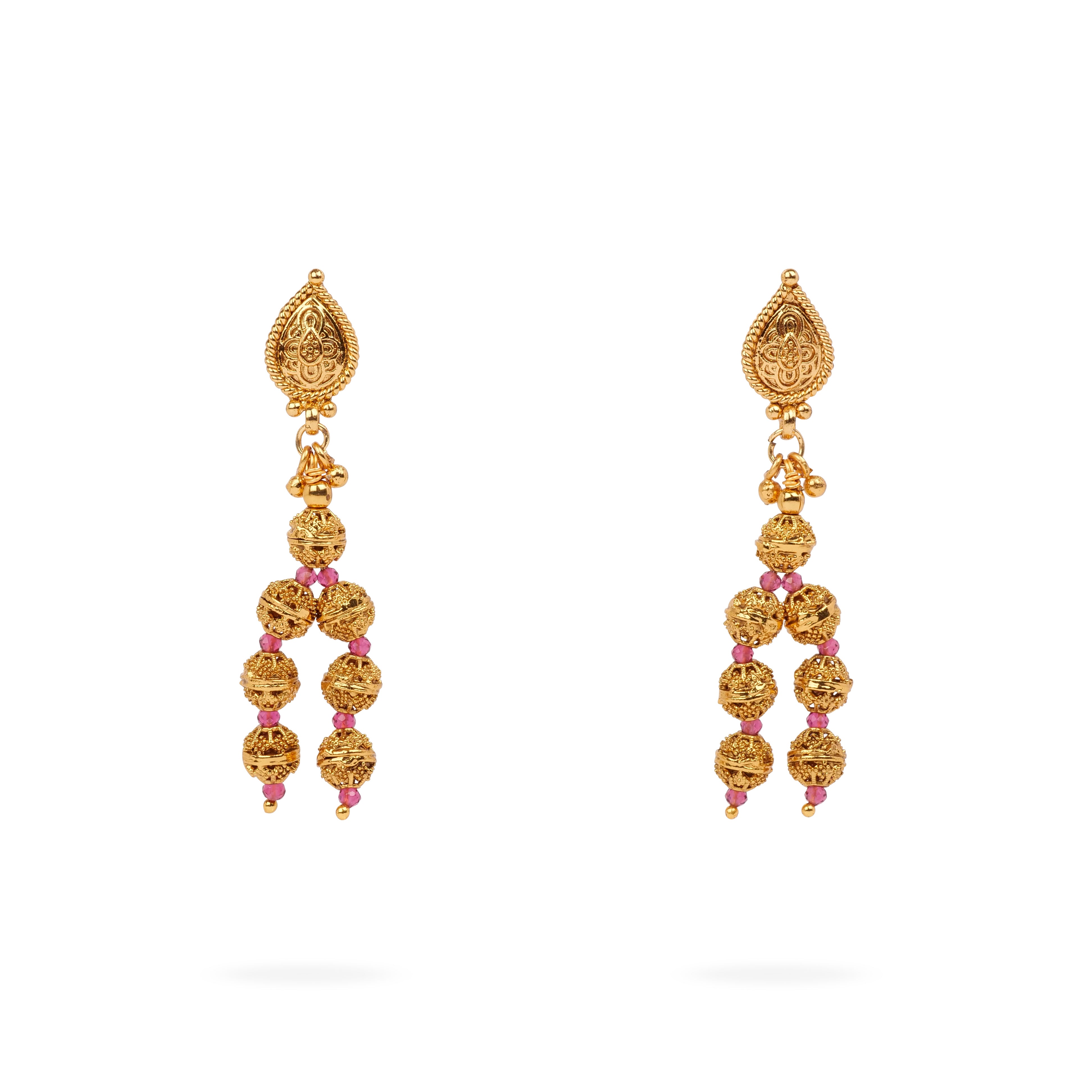 Charu Beaded 2-Layer Chain Set