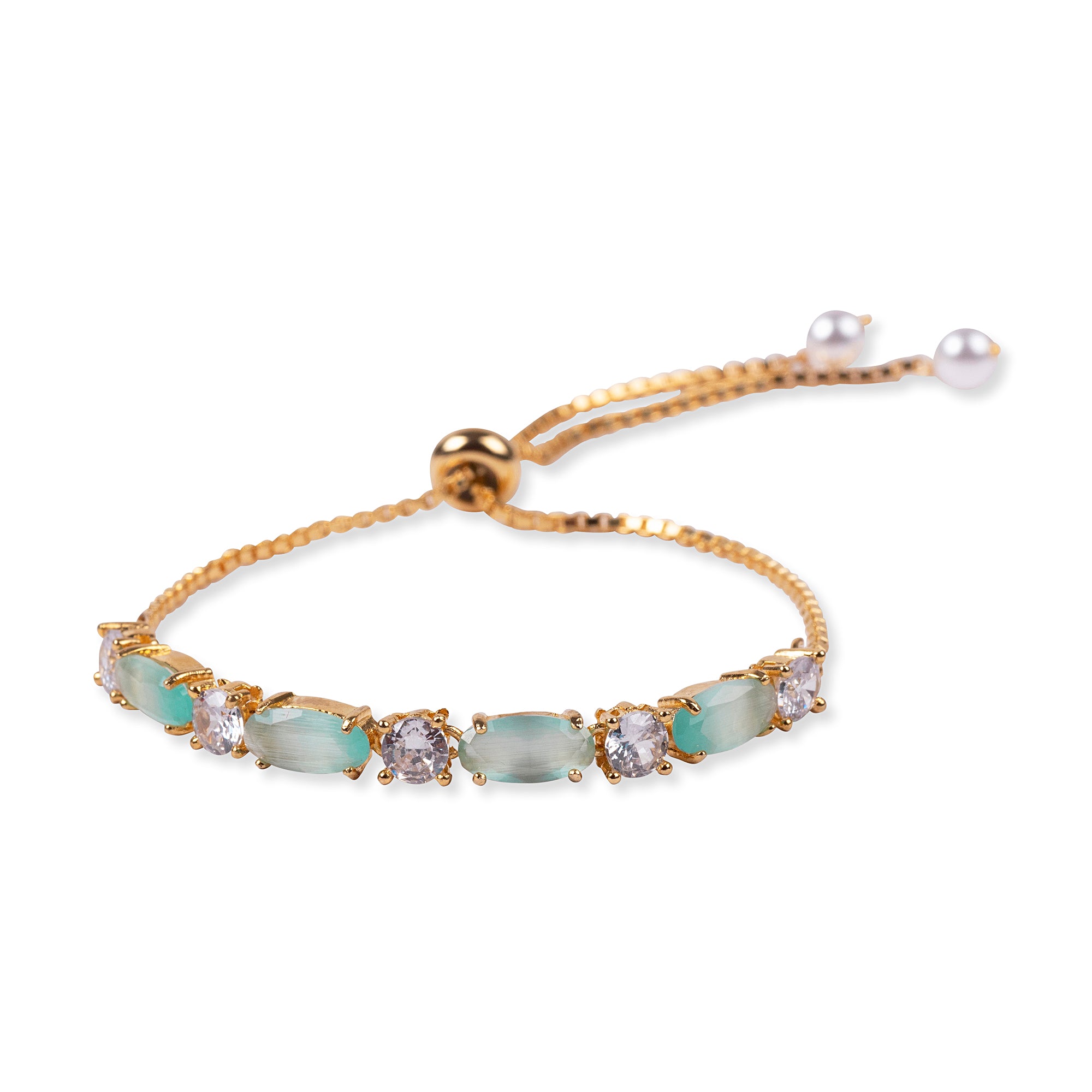 Vida Cubic Zirconia Bracelet in Mint