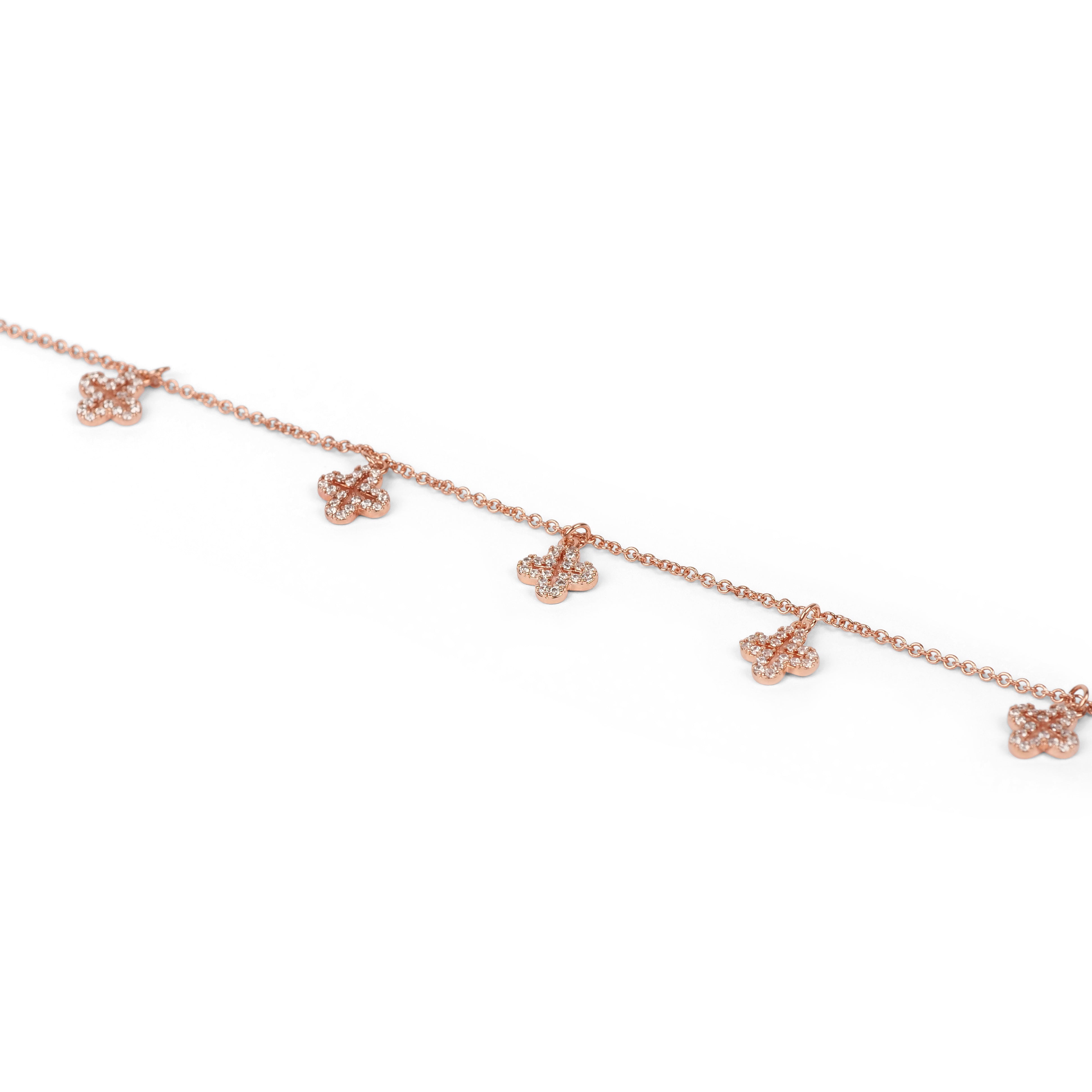 Rose Gold Charm Bracelet