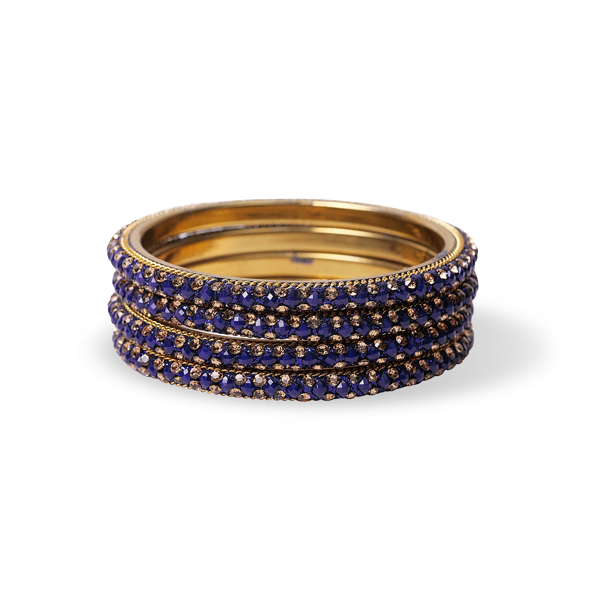 Dazzling Navy Lakh Bangles