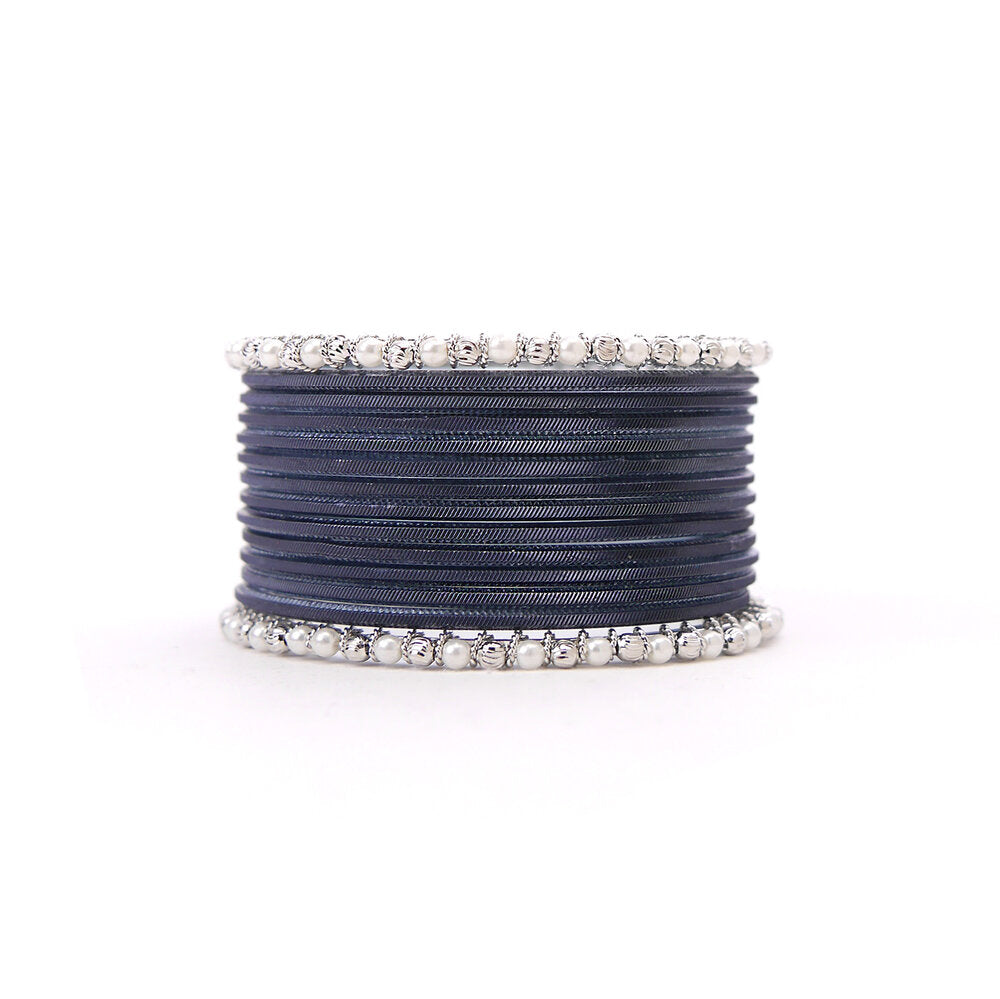 No Drama Bangle Set in Grey