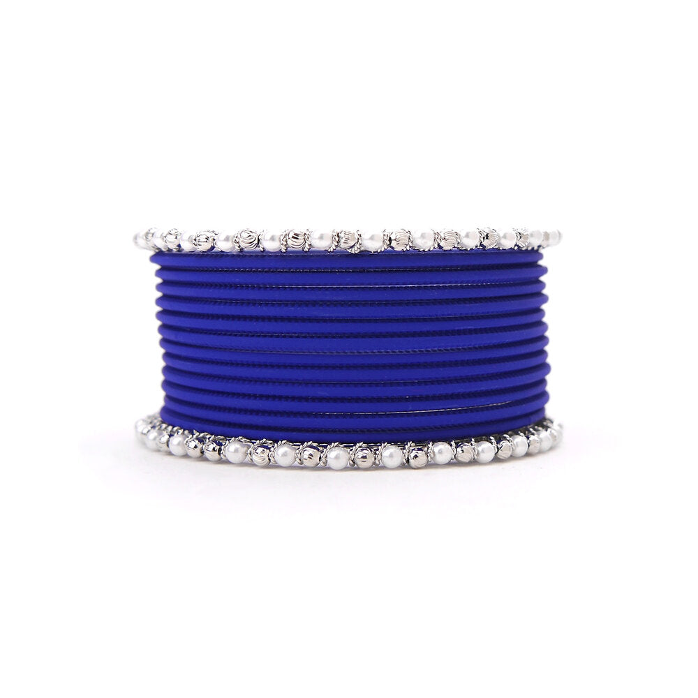 No Drama Bangle Set in Blue