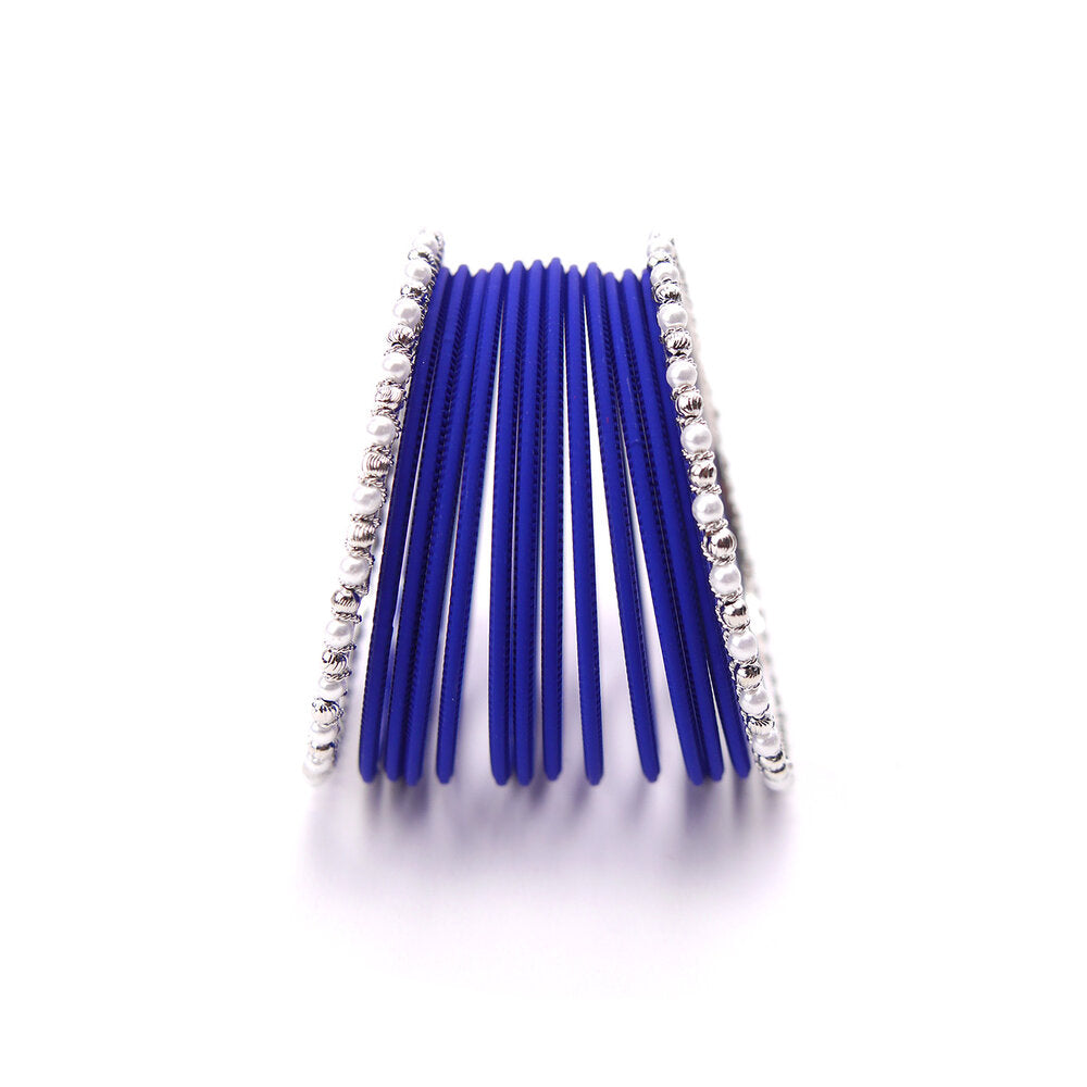 No Drama Bangle Set in Blue