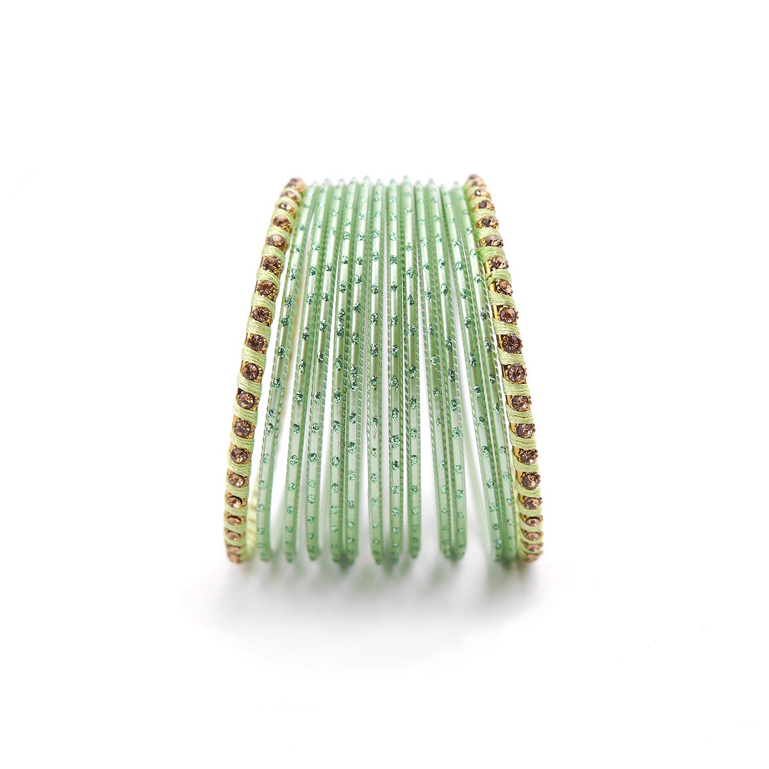 No Drama Bangle Set in Mint