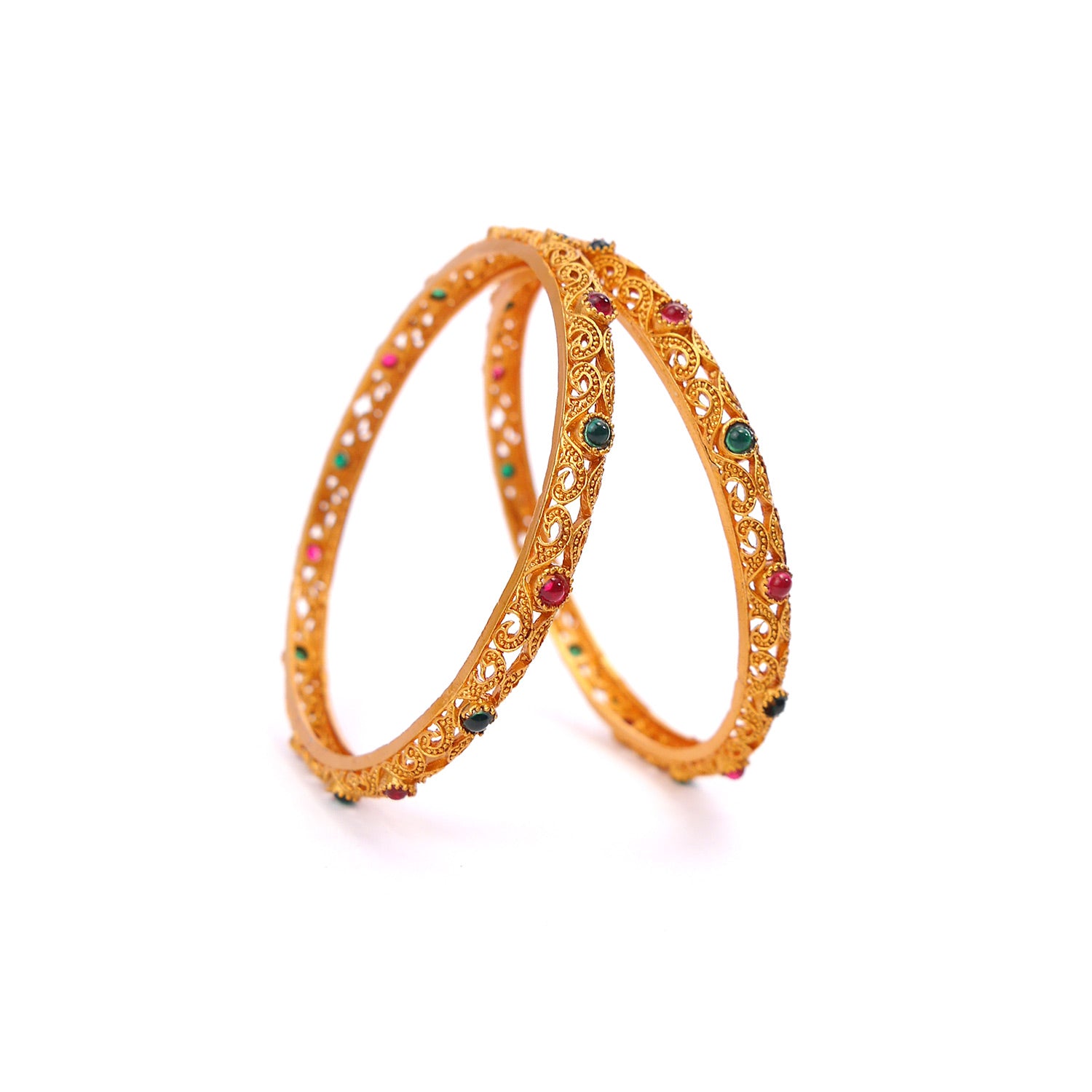 Roop Multi Bangles in Gold