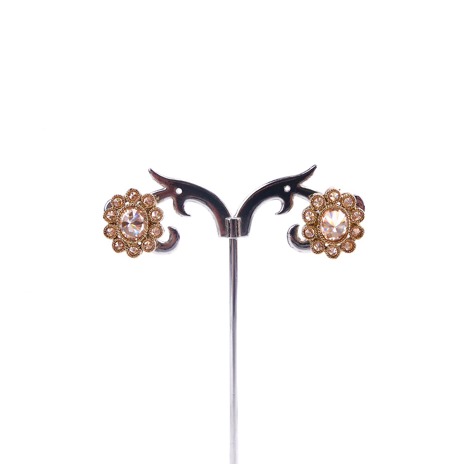 Anmol Champagne Ear Studs