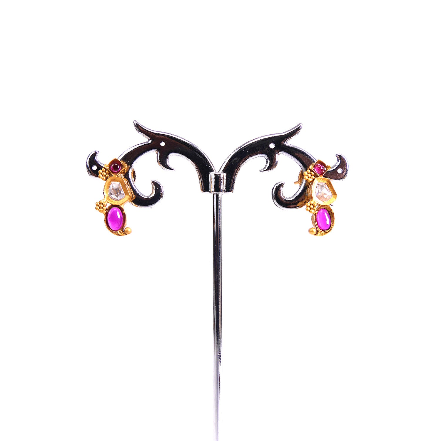 Ekta Necklace set in Ruby