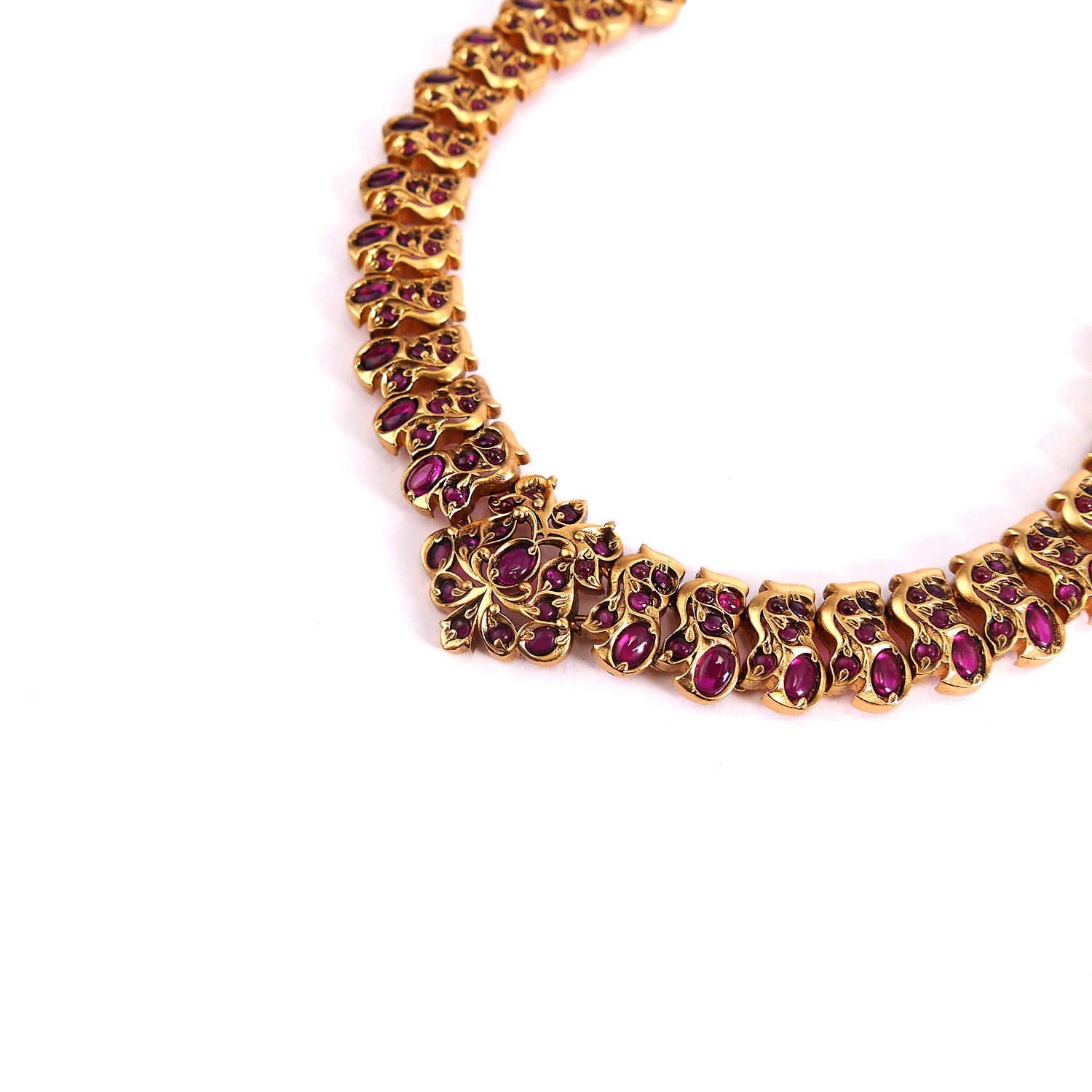 Adita Choker Set in Purple