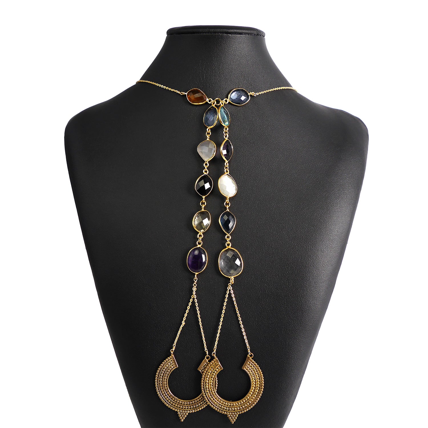 Crystal Aztec Long Chain