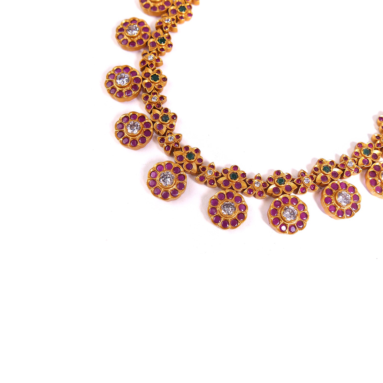 Kavya Floral Necklace Set
