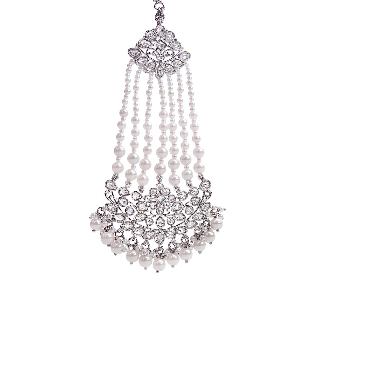 Sachi Jhumar in Pearl and Rhodium