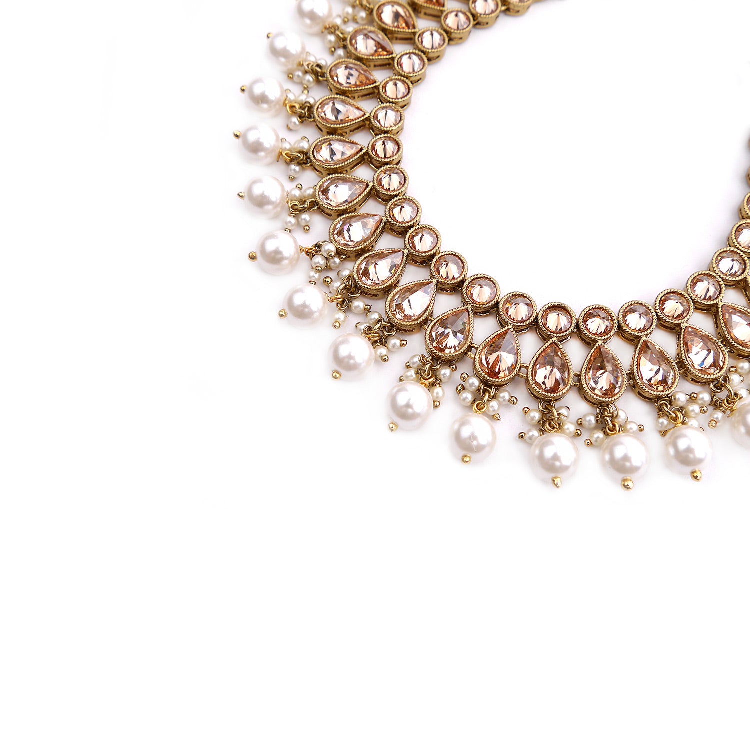 Jeiya Anklet in Pearl and Gold