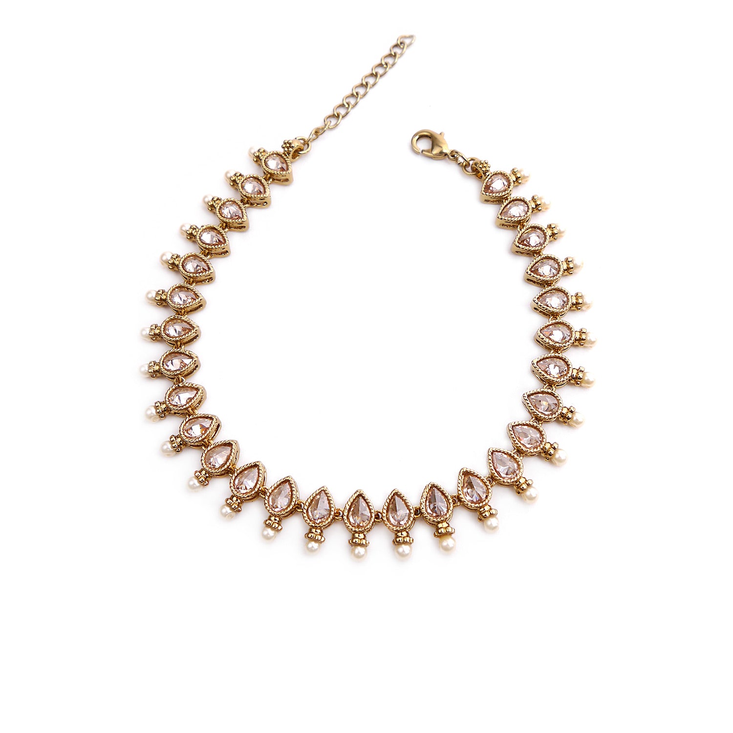 Raindrop with Pearl Anklet