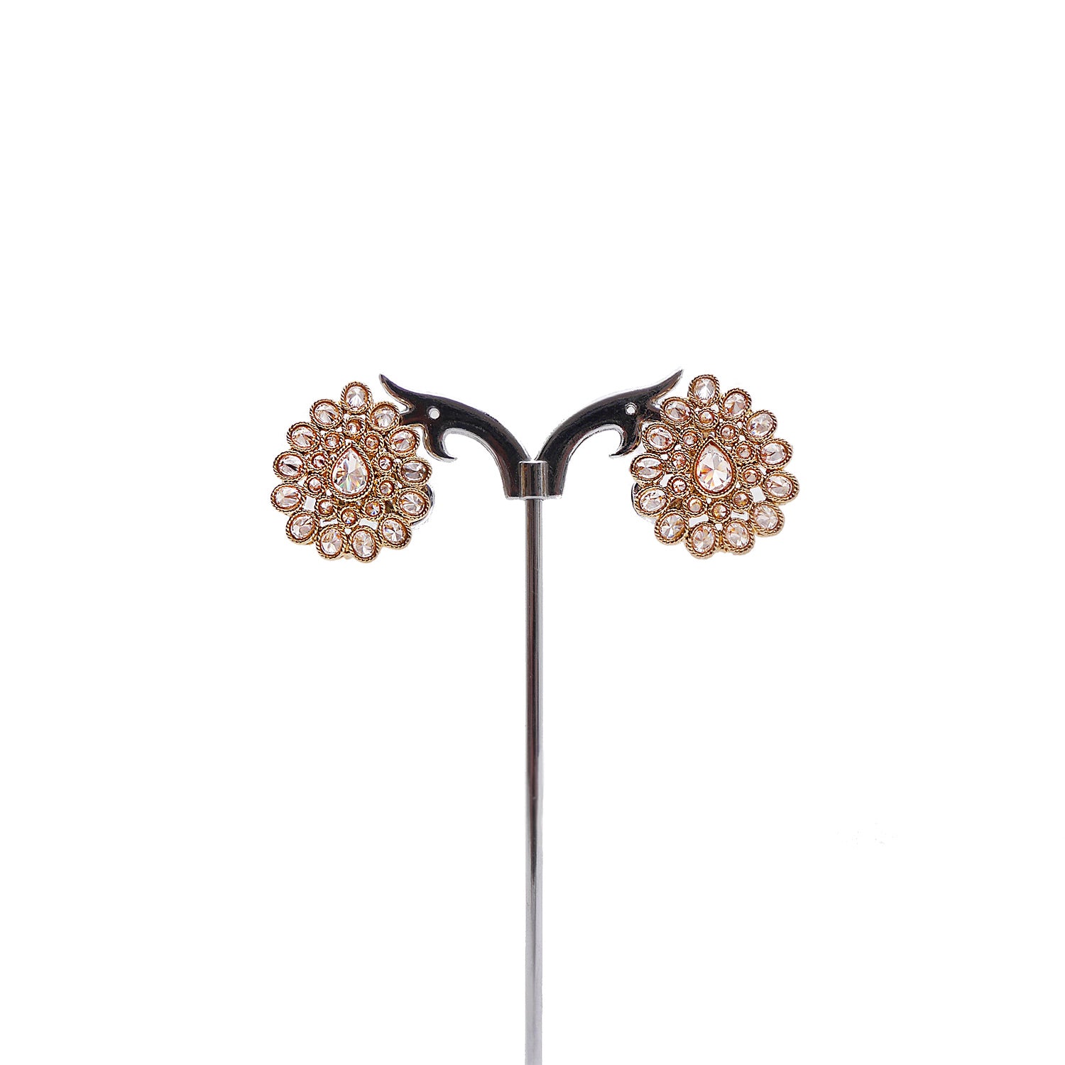 Antique Pear Stud Earrings