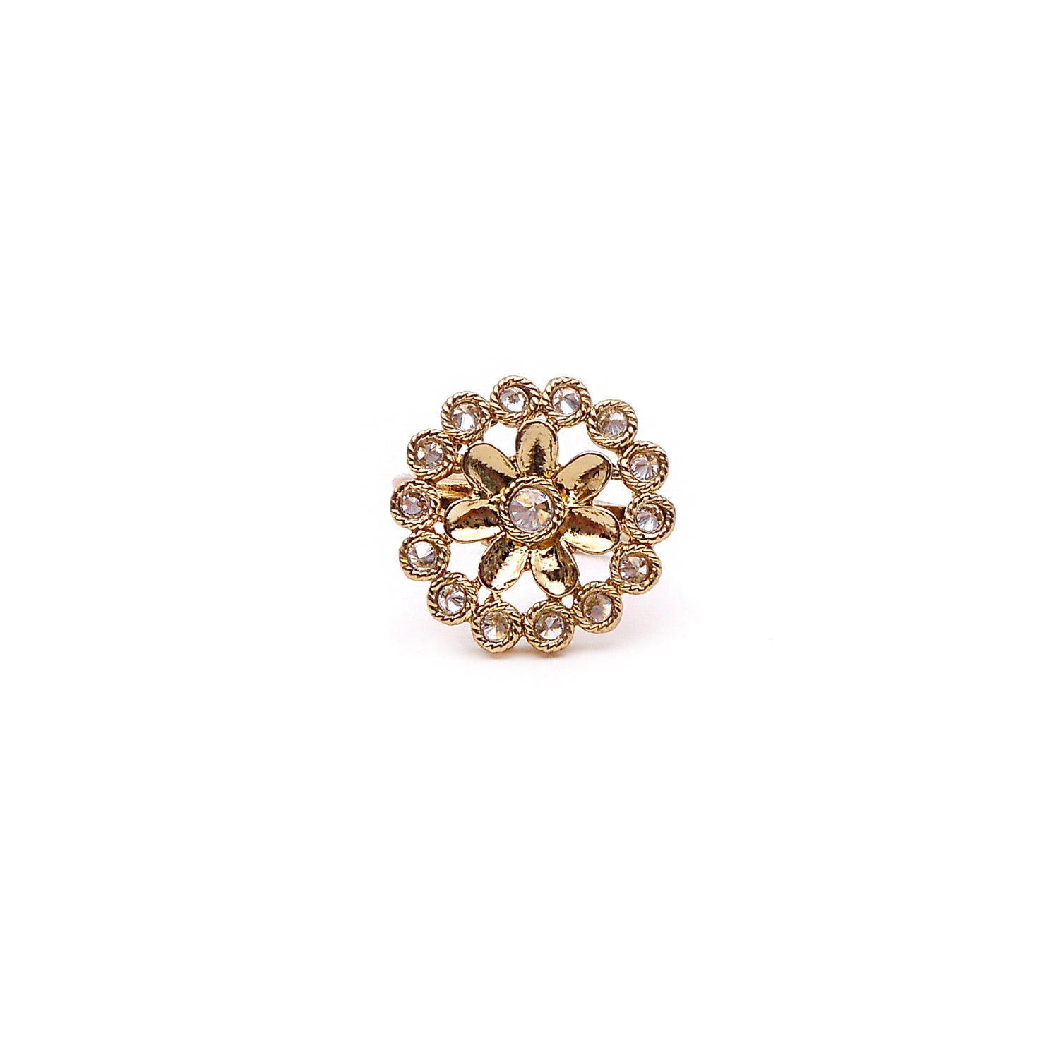 Cosmos Ring in Antique Gold