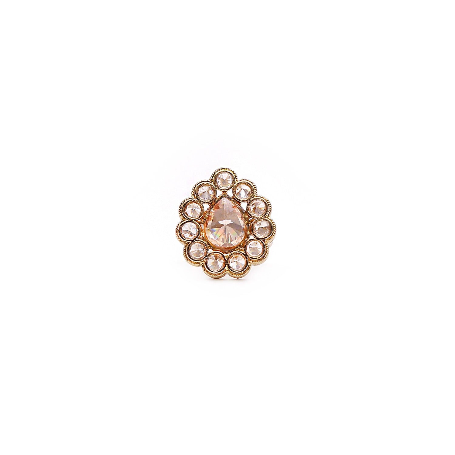 Sorrell Ring in Champagne Crystal