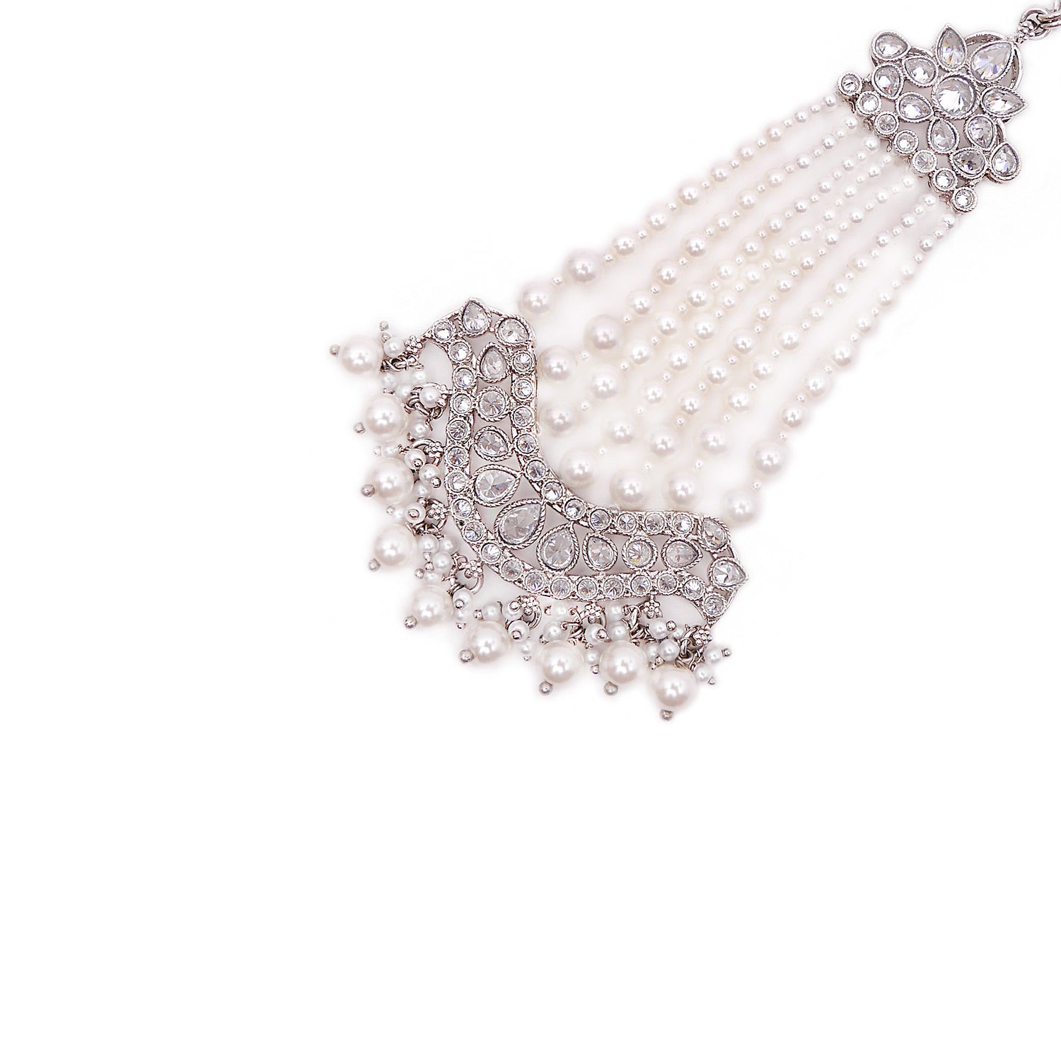 Sanya Jhumar in Pearl and Rhodium