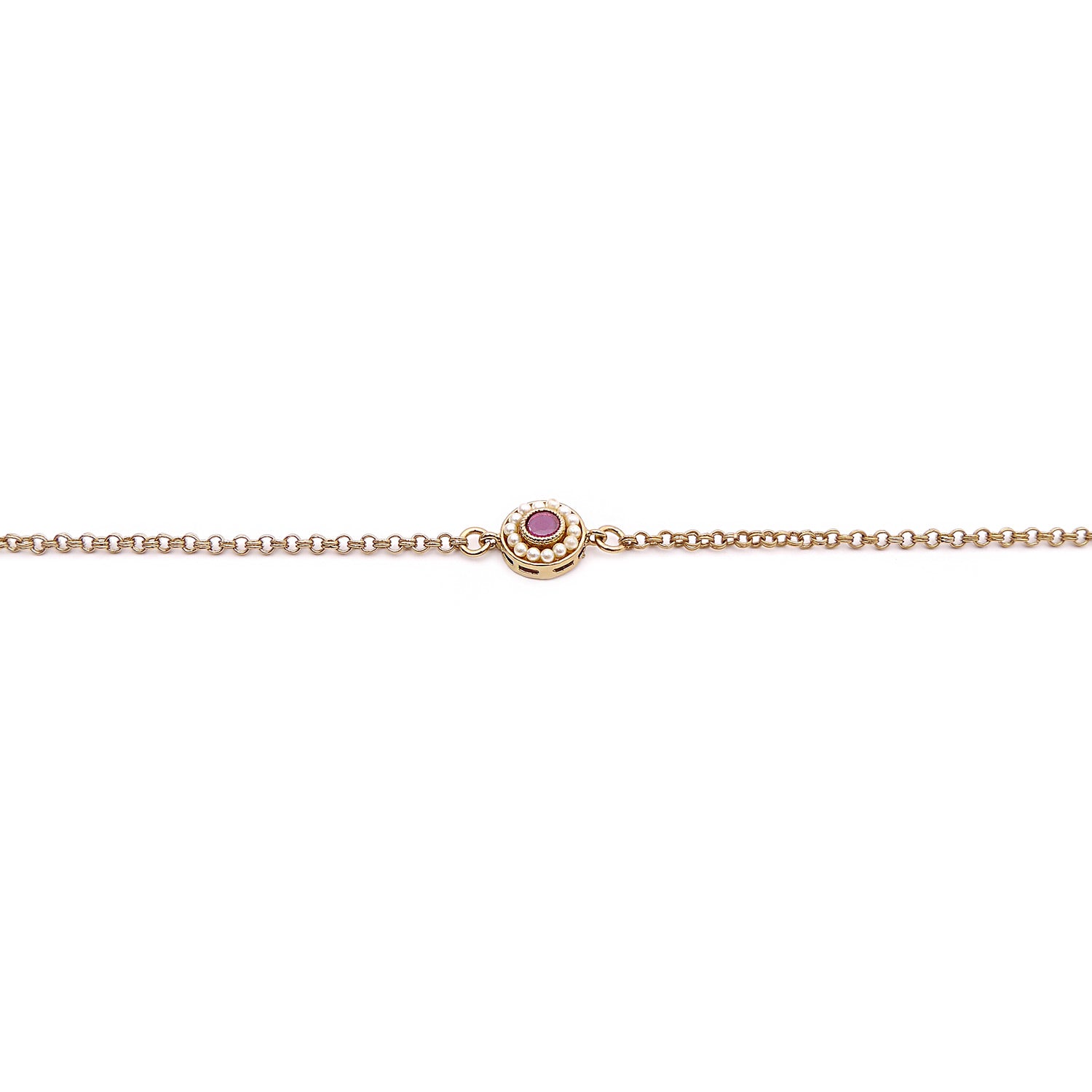 Leela Bracelet in Pink